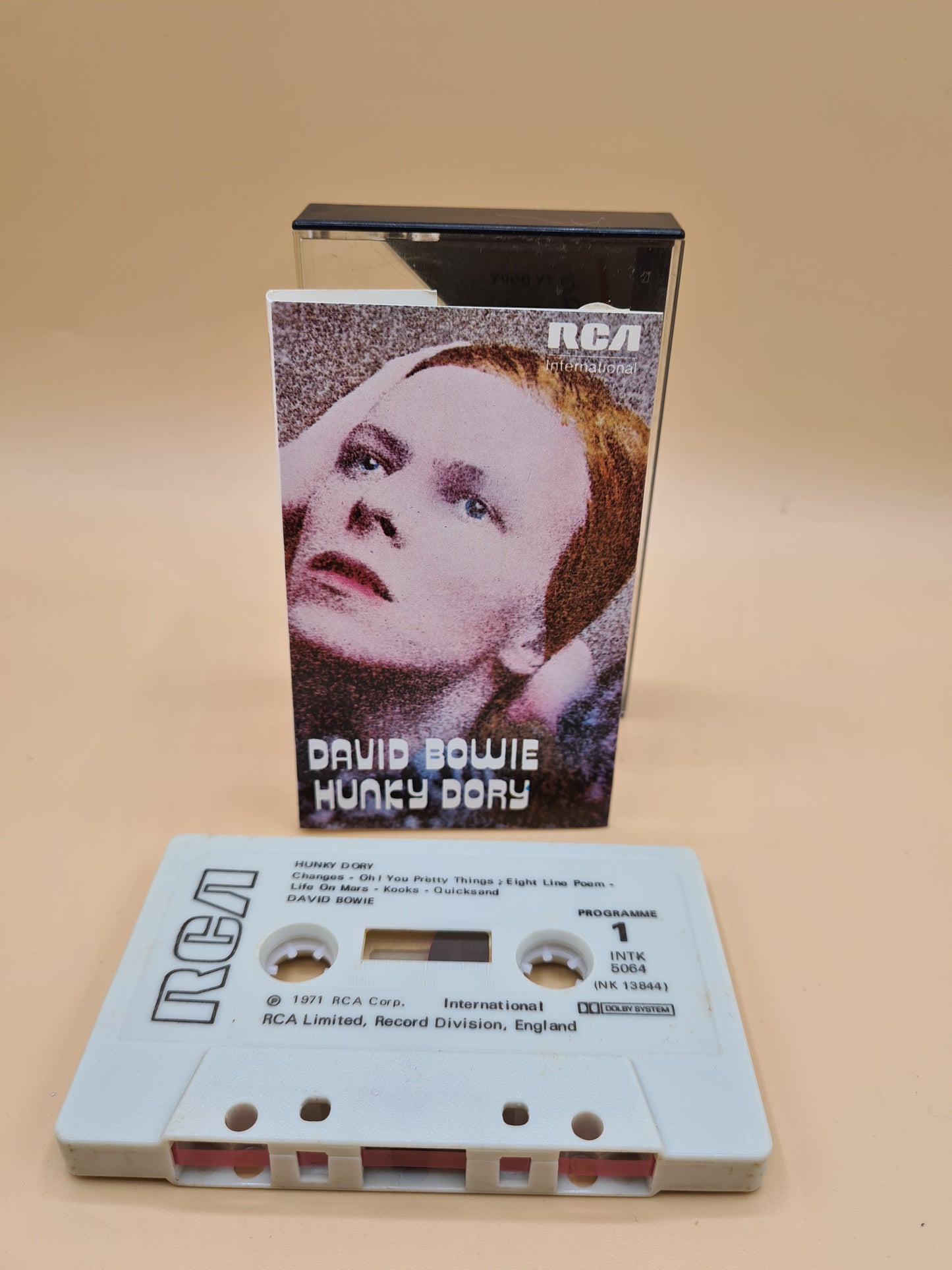 David Bowie Hunky Dory Cassette Tape RCA 1971