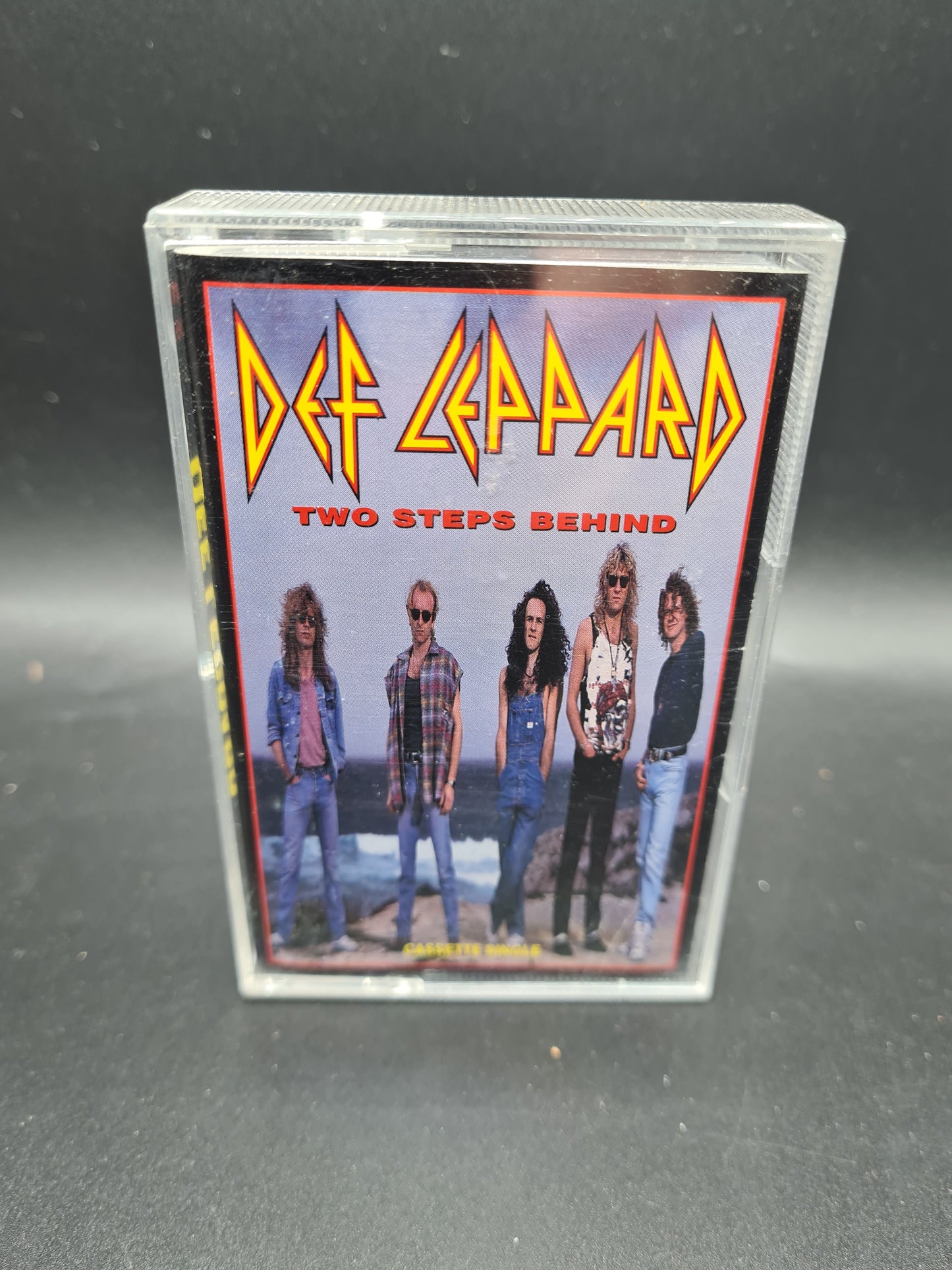 DEF LEPPARD TWO STEPS BEHIND CASSETTE Tape Single W4