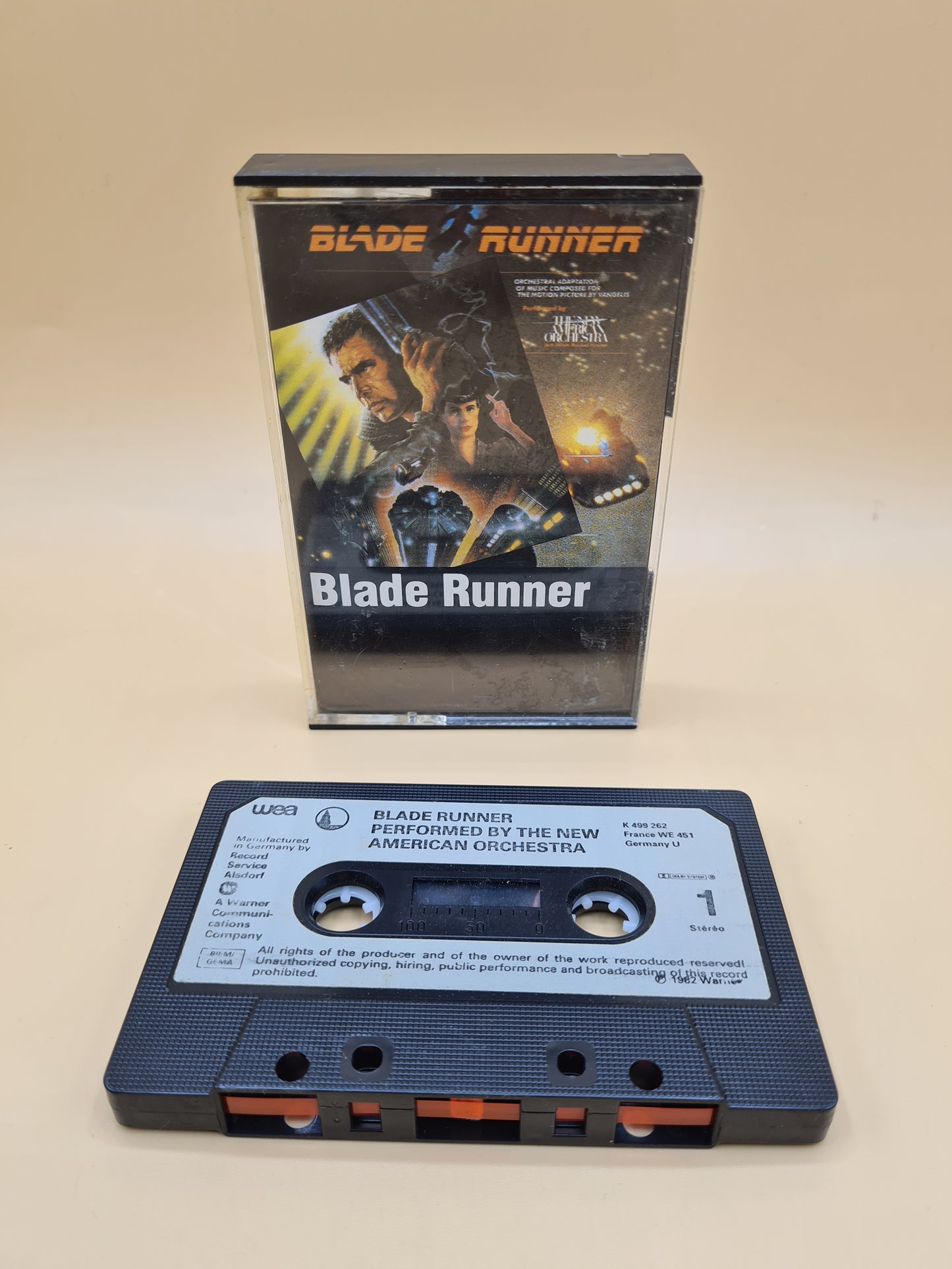 Blade Runner Movie SoundtrackVangelis The New American Orchestra Cassette Tape