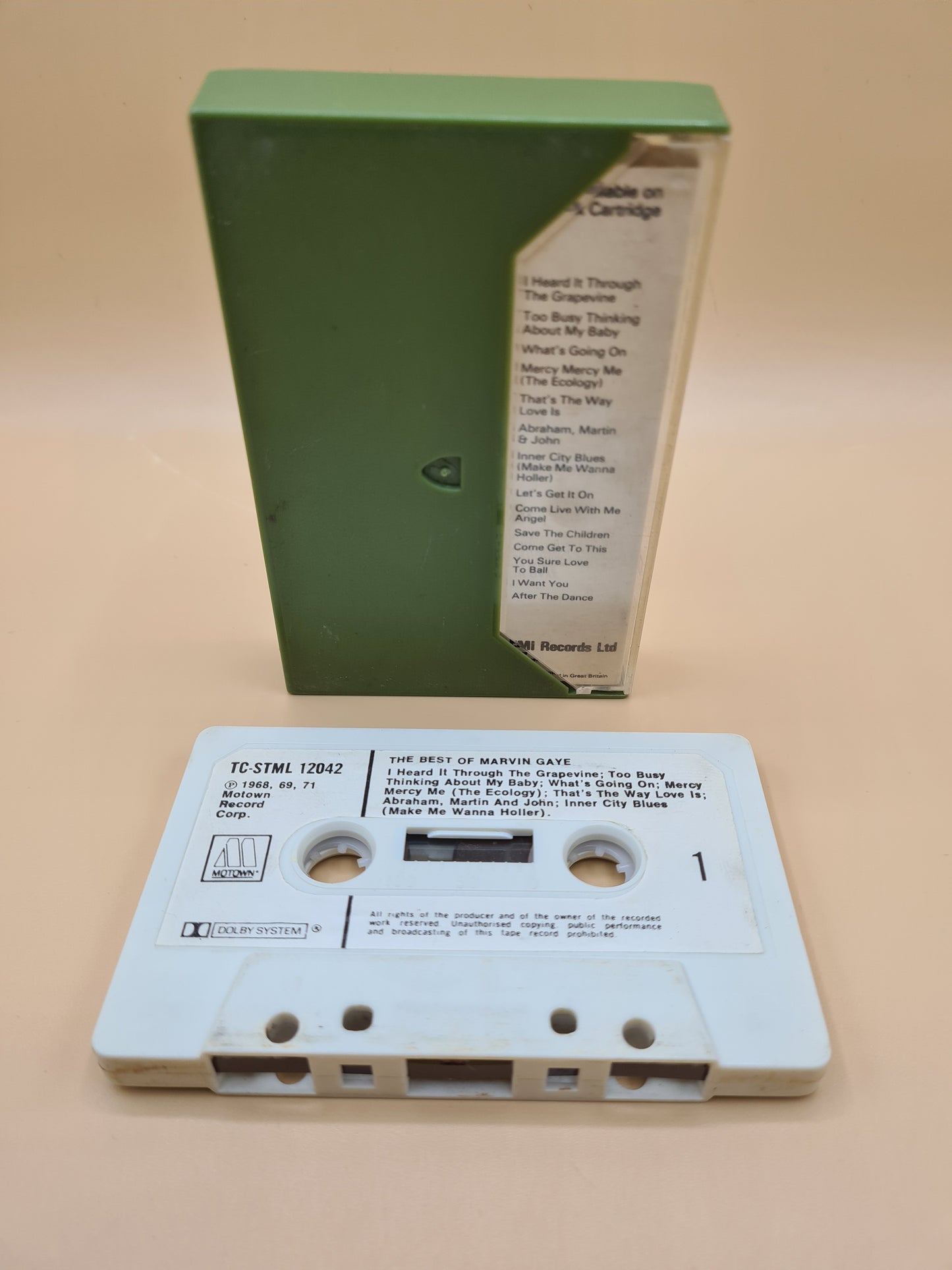 The Best Of Marvin Gaye Audio Cassette Tape Album Greatest Hits