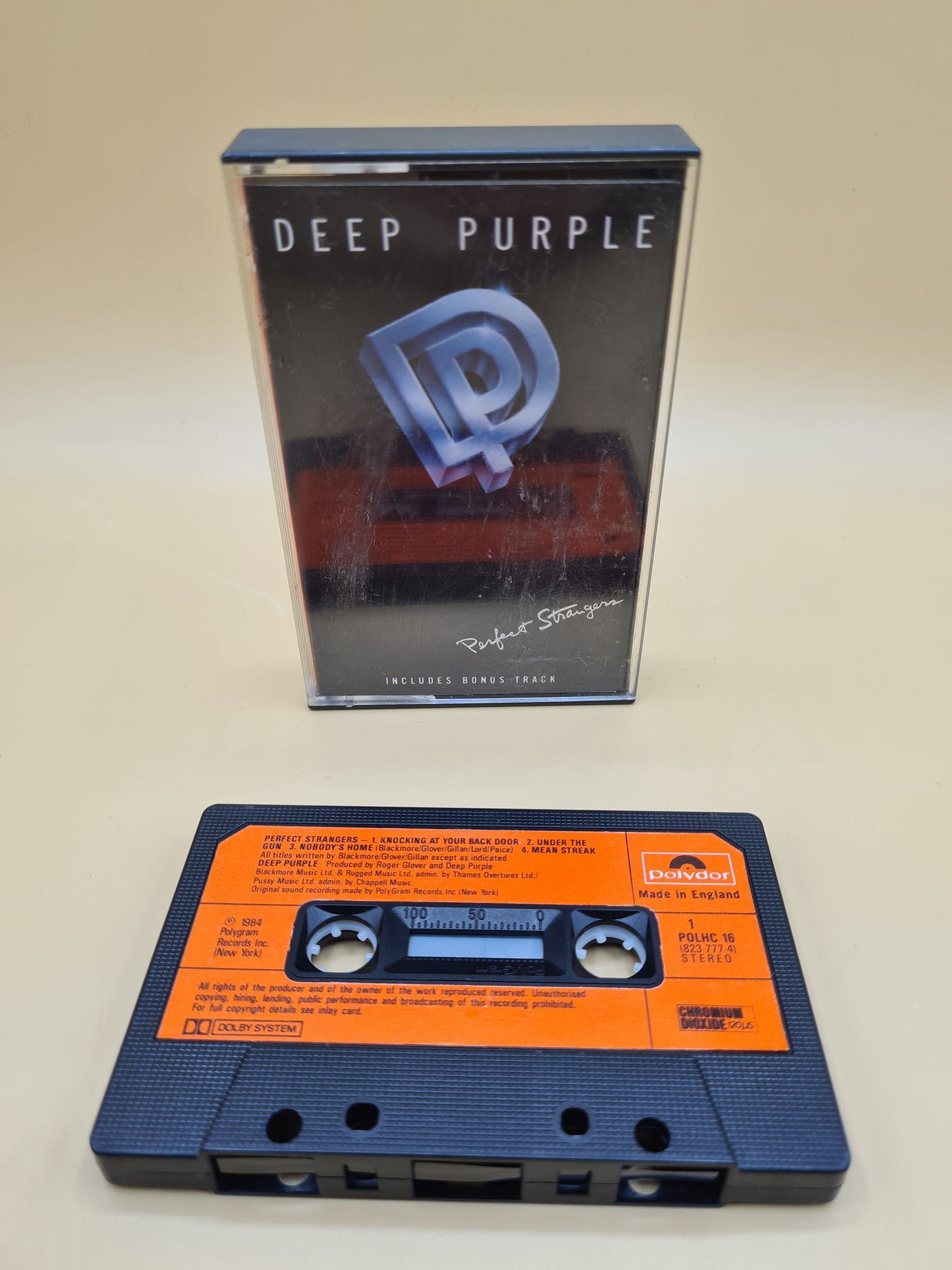 DEEP PURPLE Perfect Strangers Cassette Tape Album
