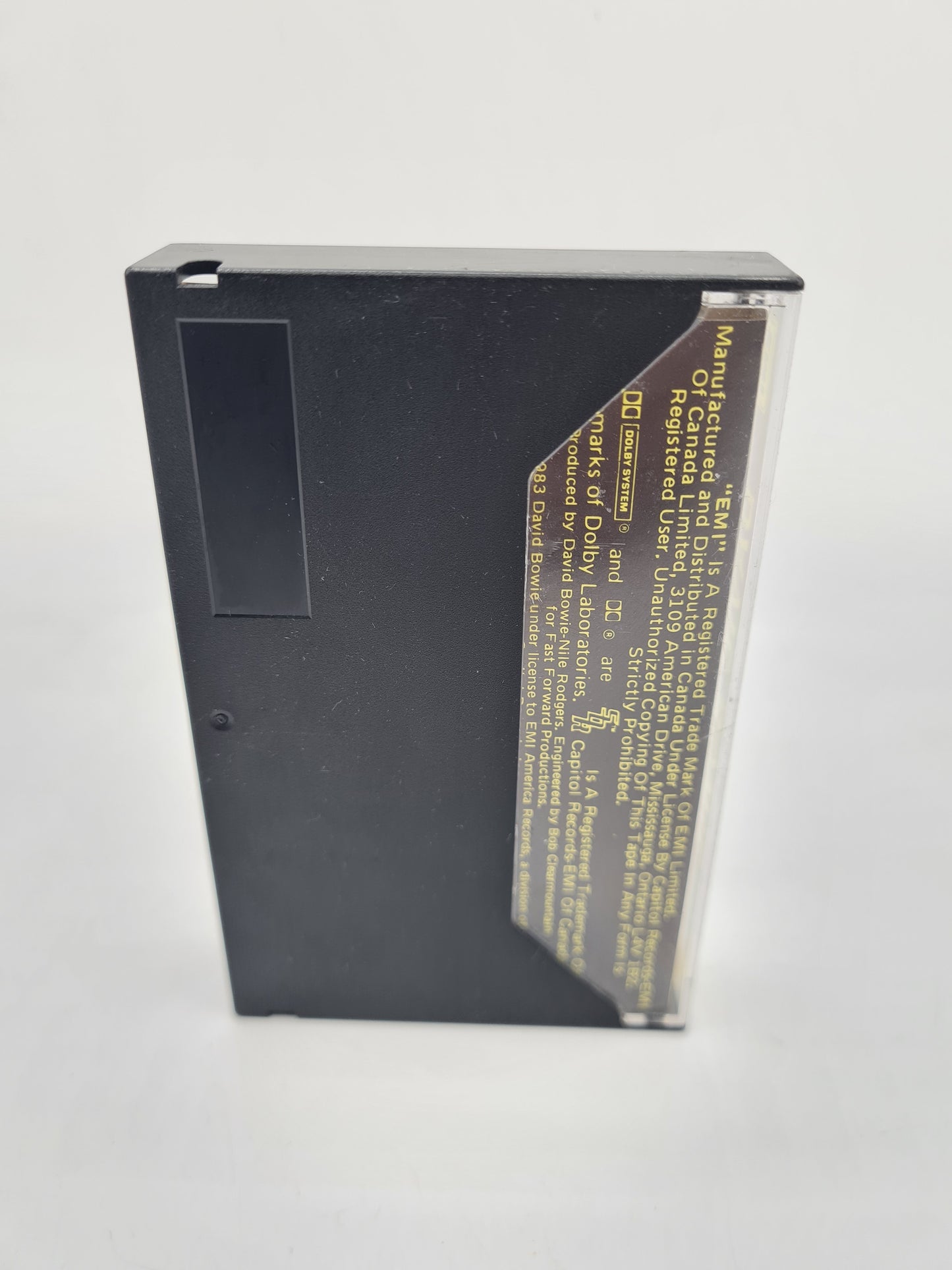 David Bowie Let's Dance SDR cassette EMI Canada 1983