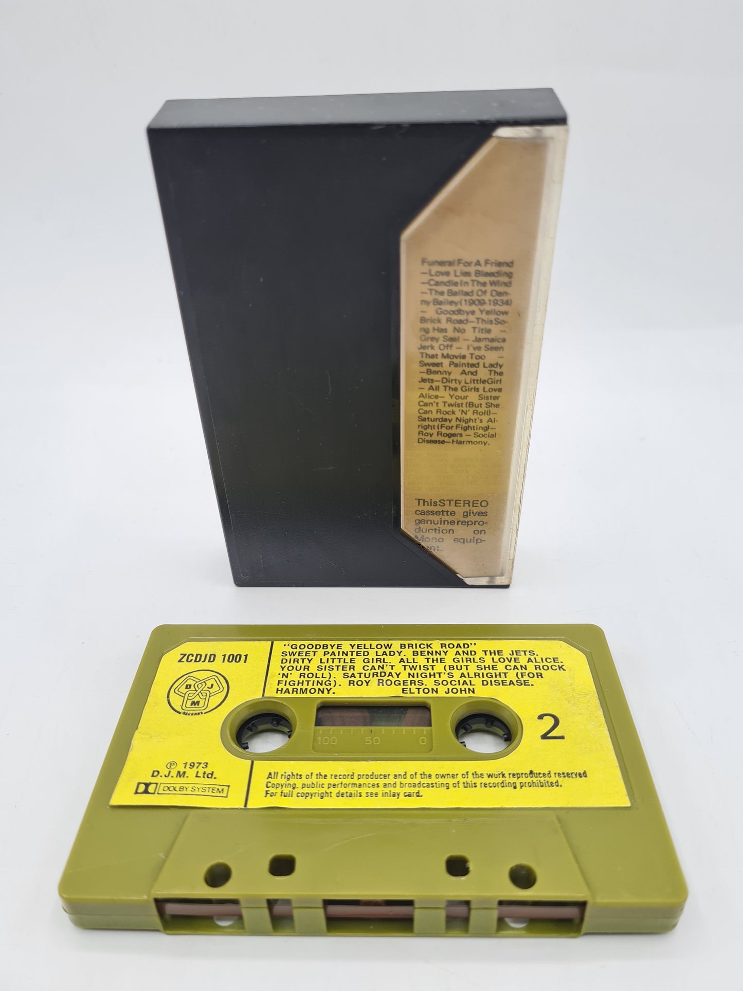 Elton John Goodbye Yellow Brick Road Cassette Tape Album