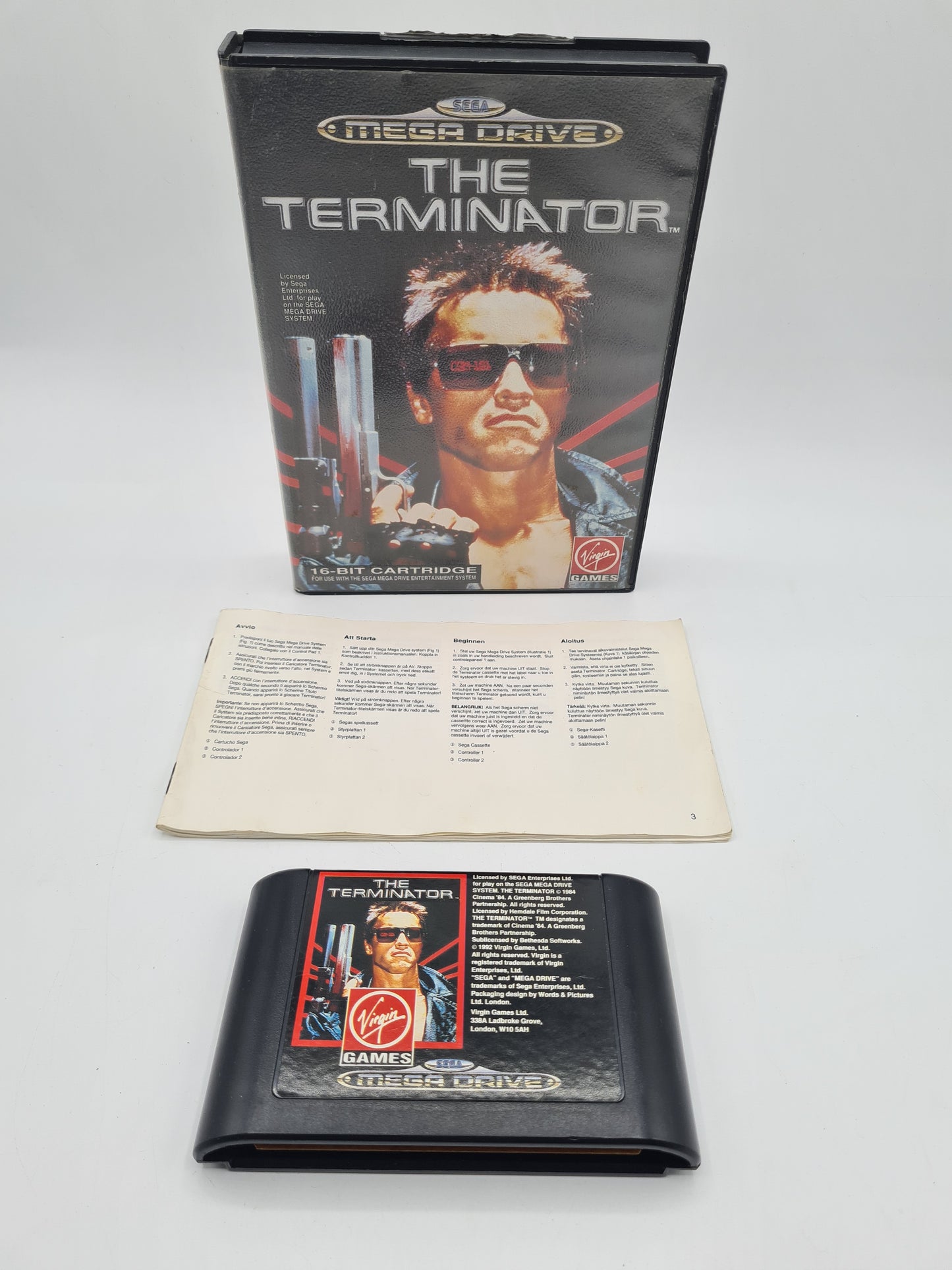 The Terminator Sega Mega Drive Game W4