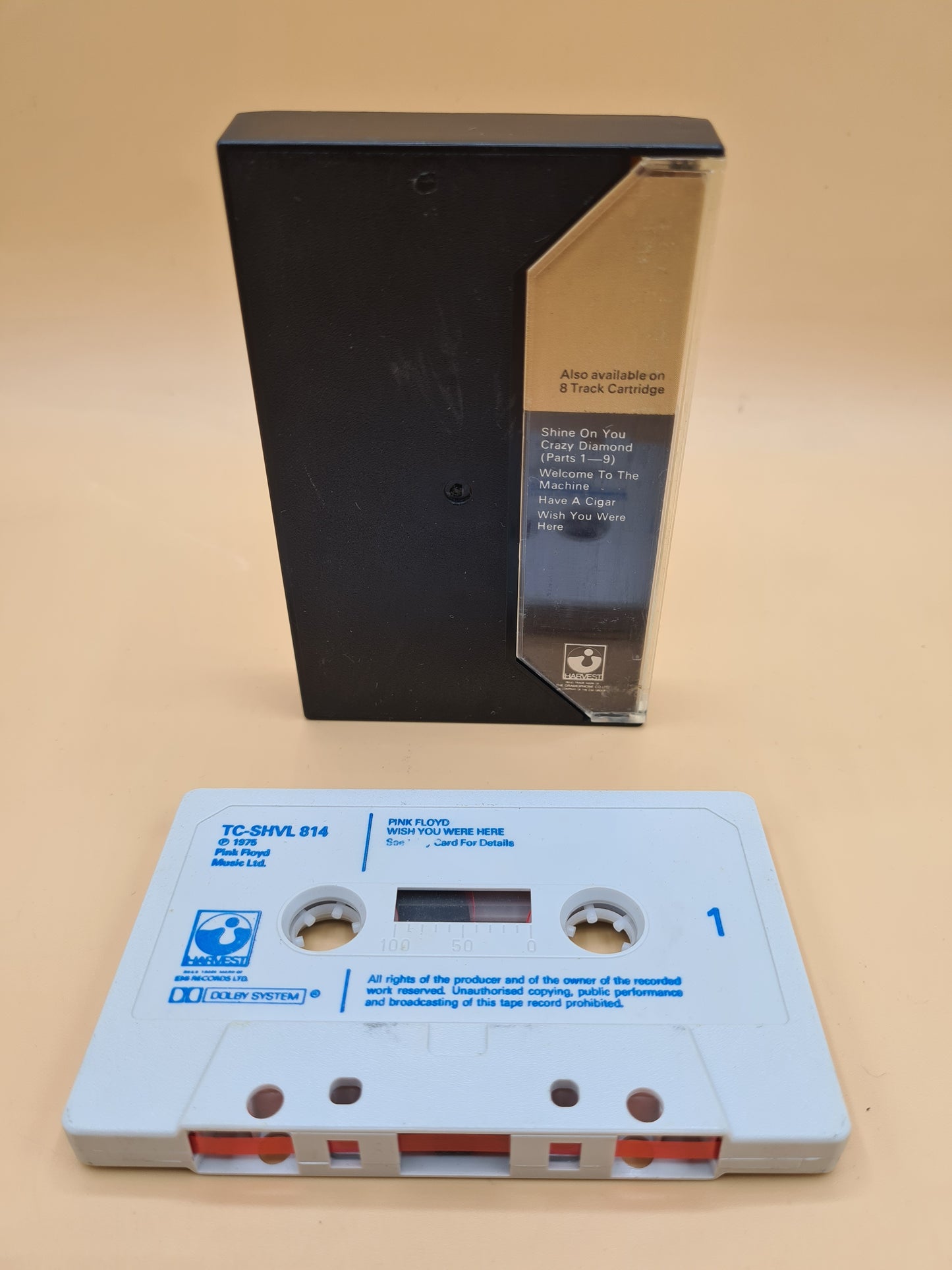 Pink Floyd Wish You Were Here Cassette Tape 1975 Harvest