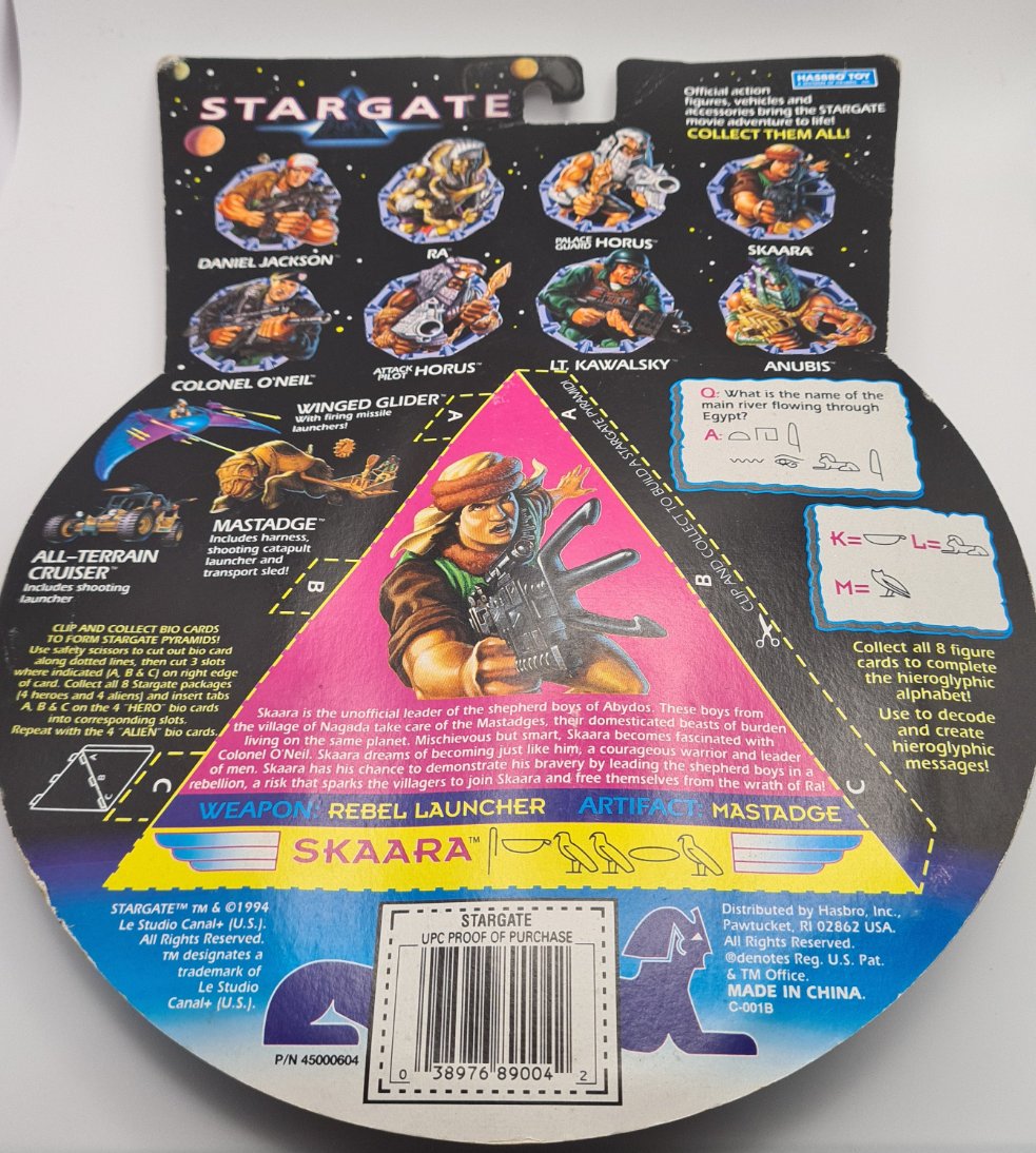 Stargate Action Figure Skaara Rebel Leader (W1)