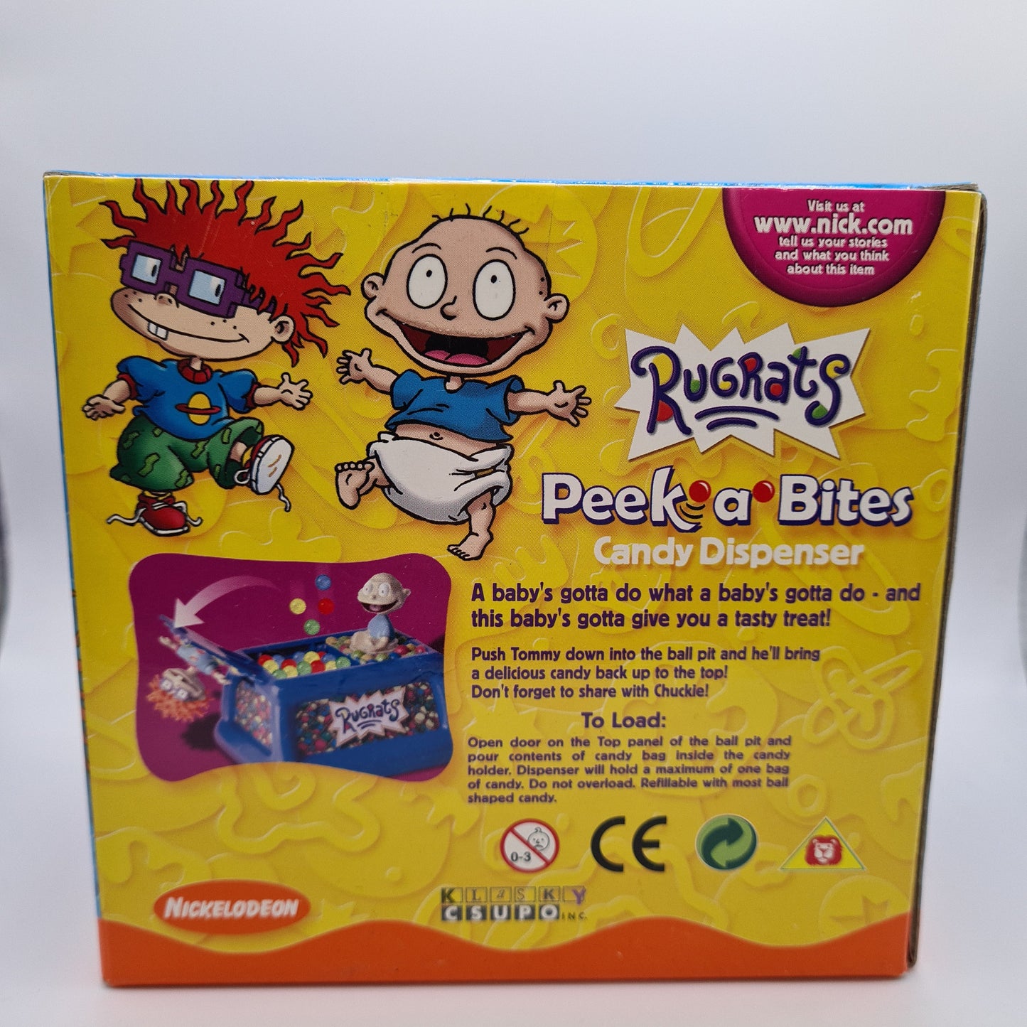 Rugrats Nicklelodeon Candy Dispenser W3