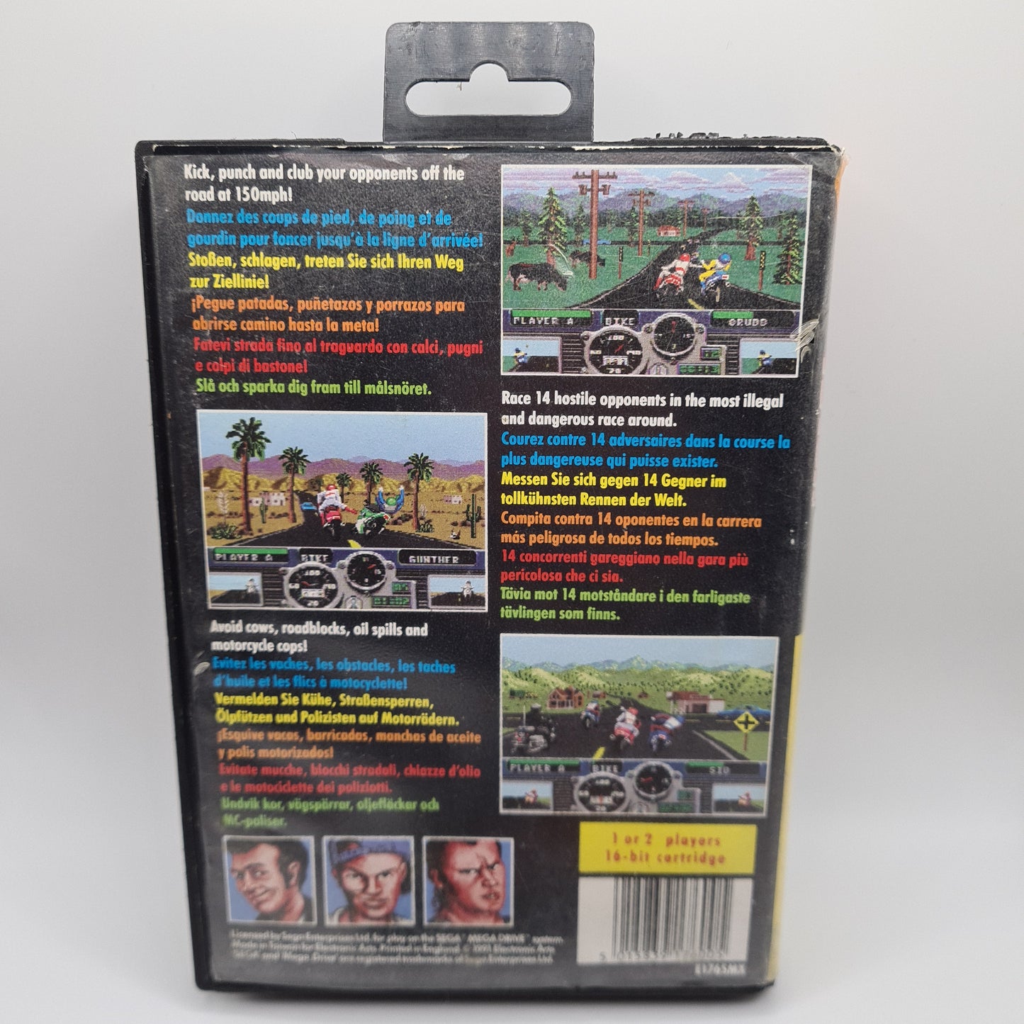 Road Rash Sega Mega Drive Used 1991 W3