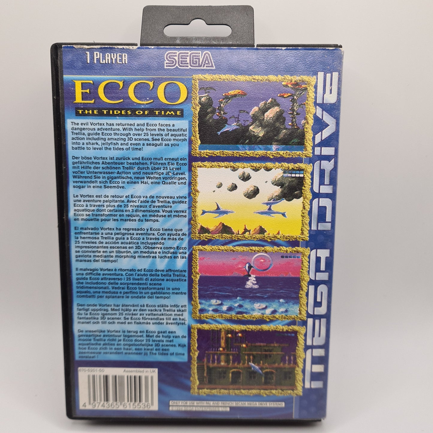 Ecco The Tides Of Time Sega Mega Drive W3
