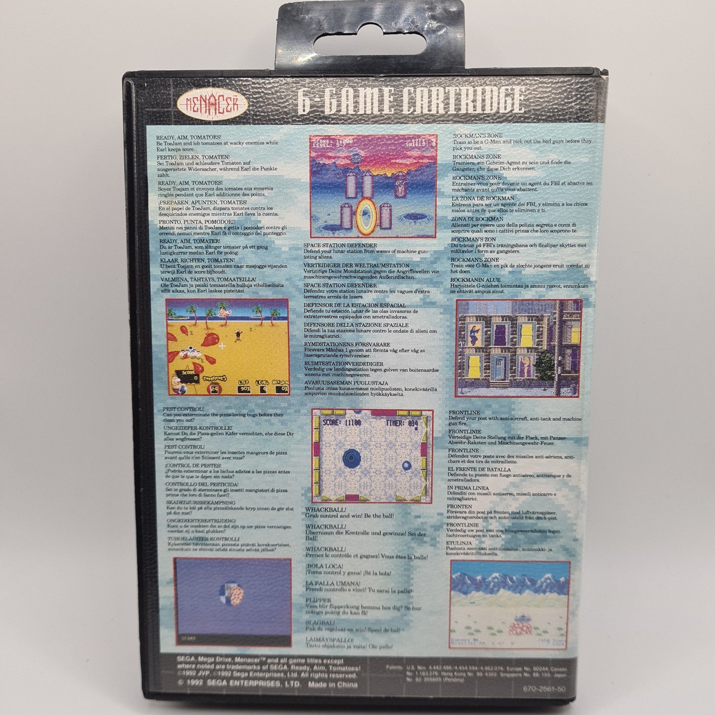 Menacer Sega Megadrive Game W3