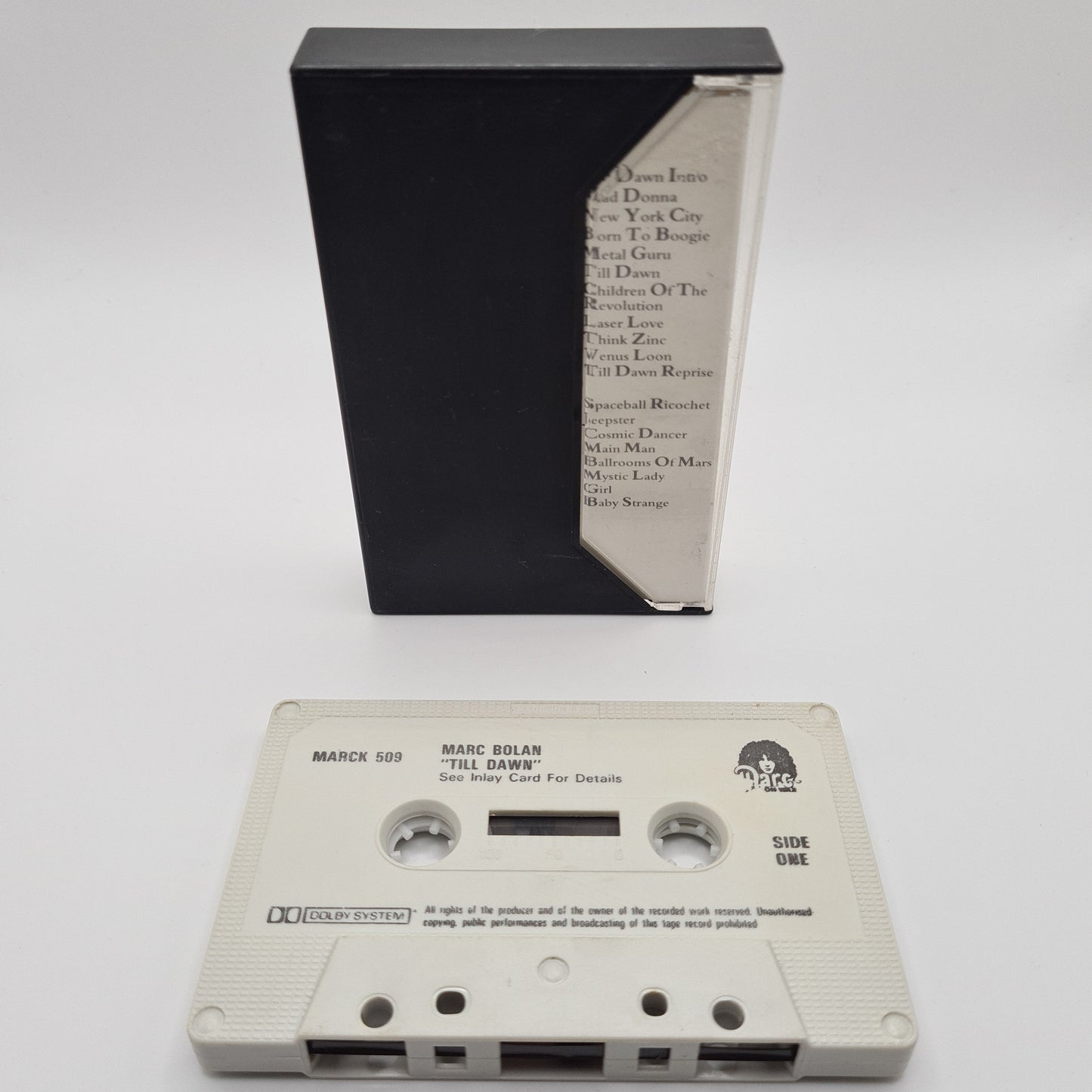 Marc Bolan Till Dawn Cassette Tape