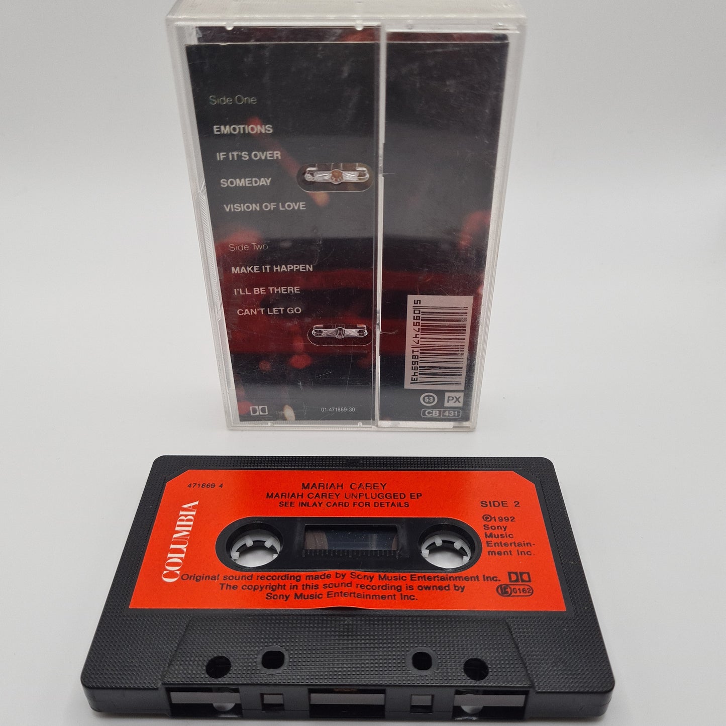 Mariah Carey MTV Unplugged EP Cassette Tape