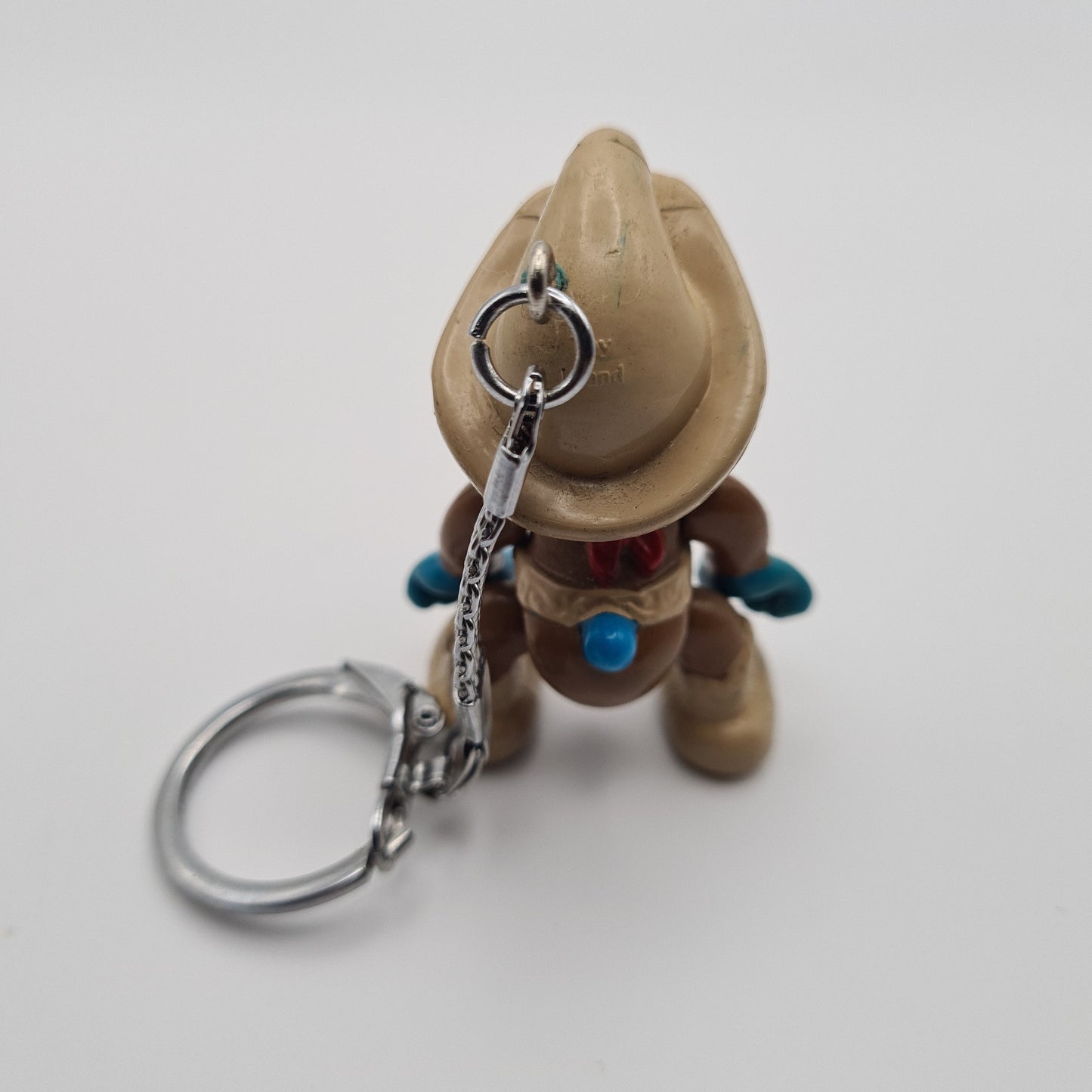 Smurf Peyo Cowboy Keyring 1996