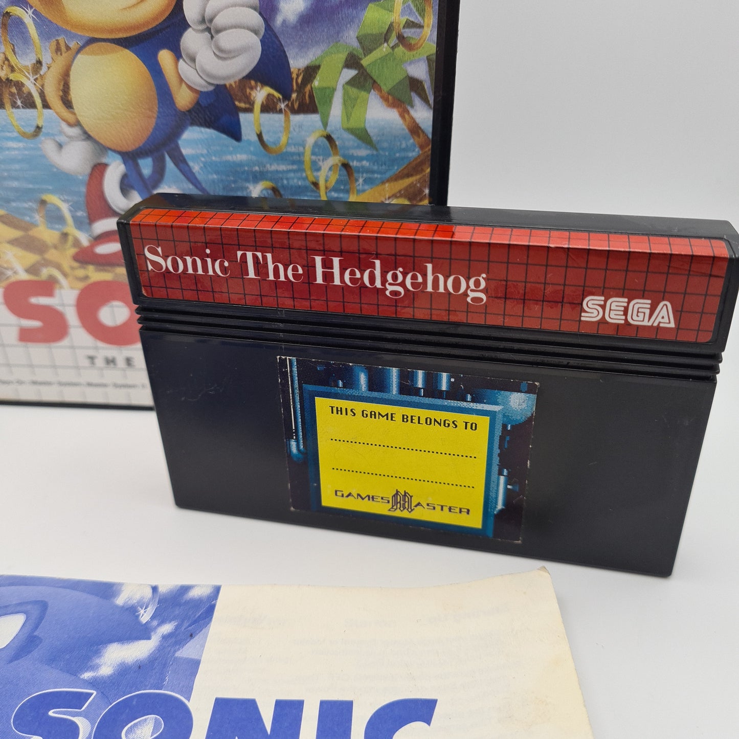 Sonic The Hedgehog Sega Master System Game W5