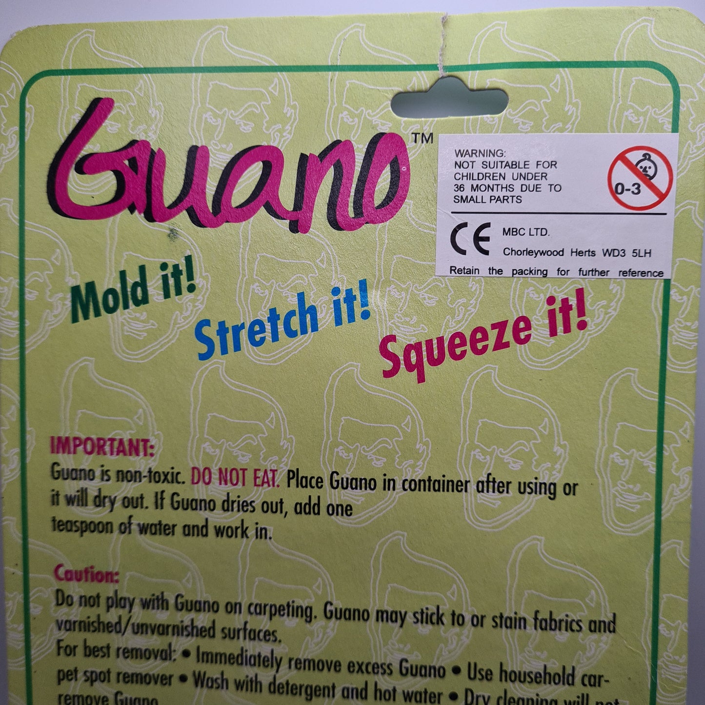 Ace Ventura Guano 1995 Retro Collectable W5
