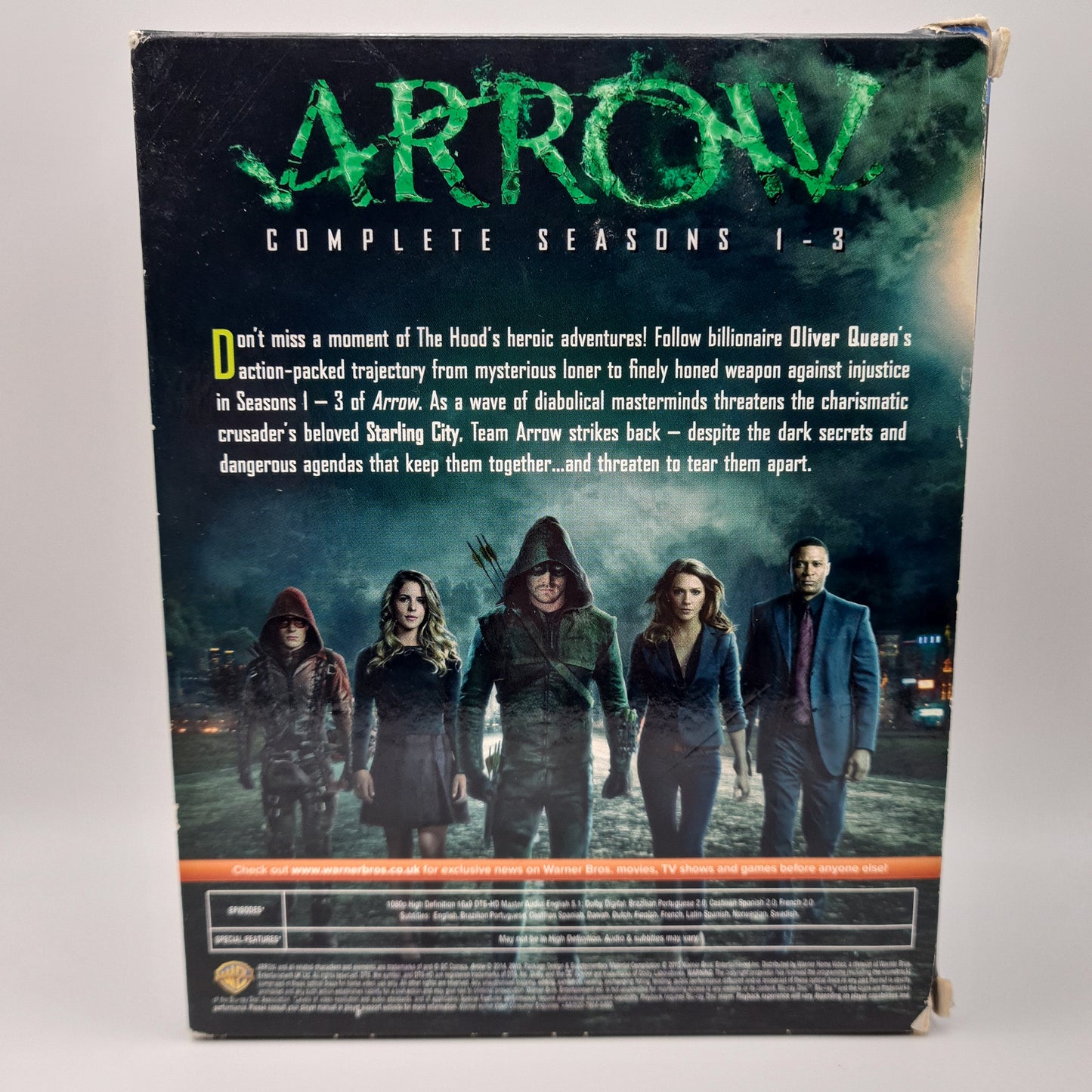 Arrow Blu-Ray Seasons 1-3