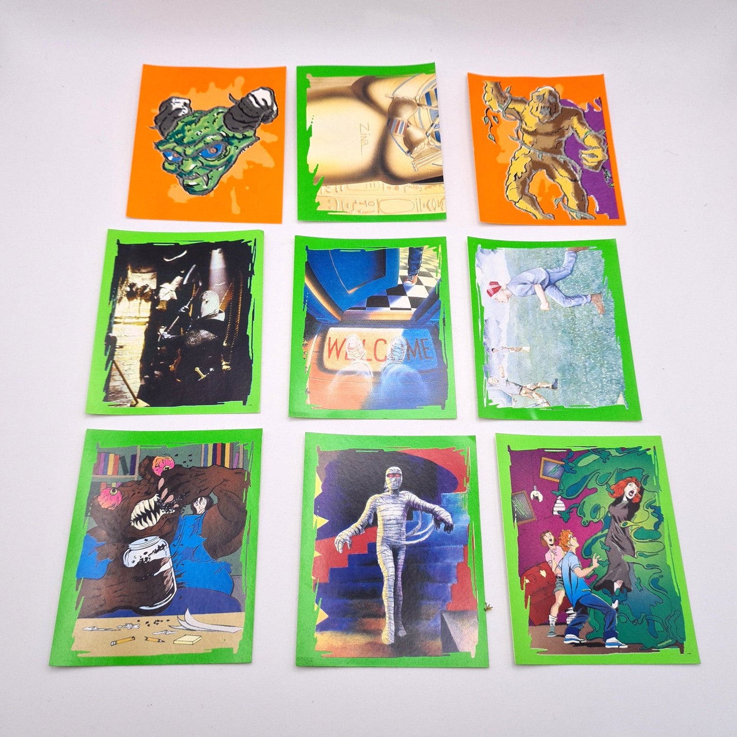 Goosebumps 1996 Retro Horror Unused Stickers W6