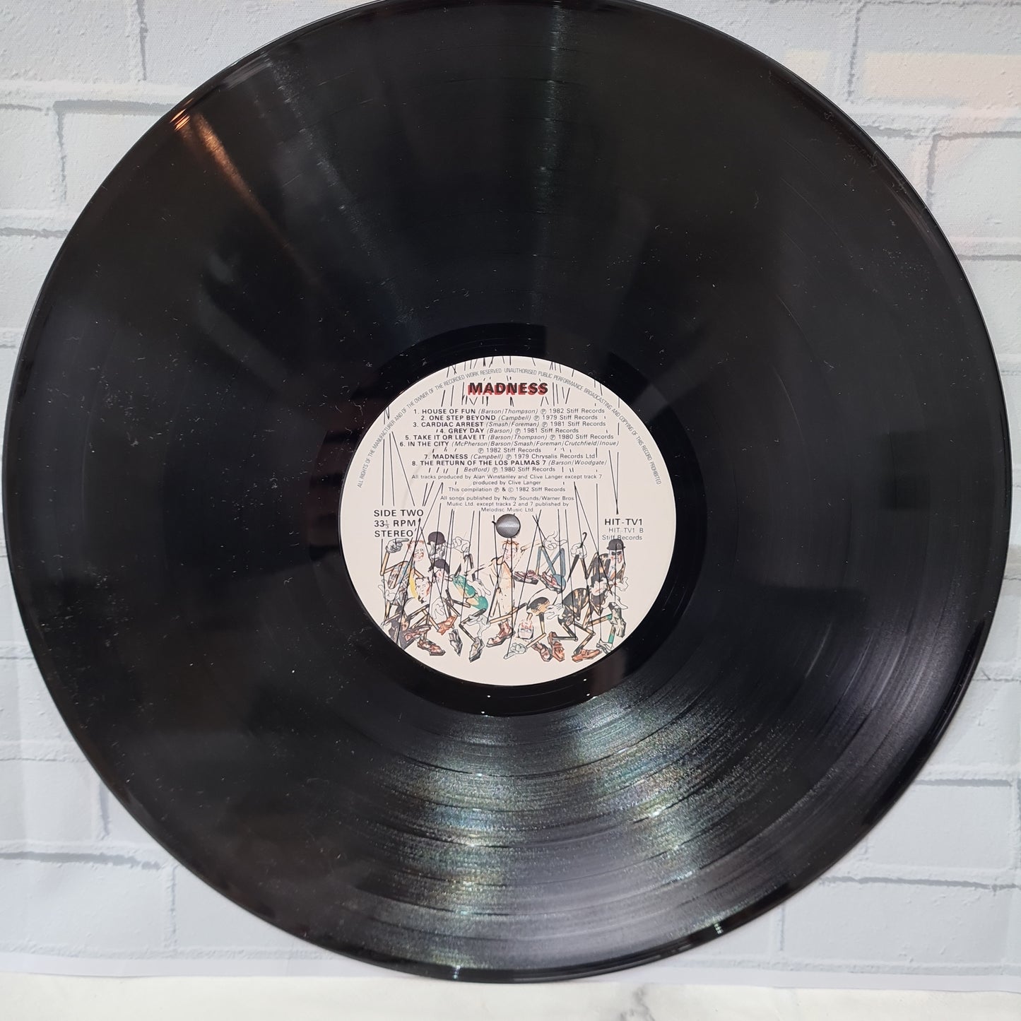 Madness (Complete) 16 Hit Tracks 12" Vinyl