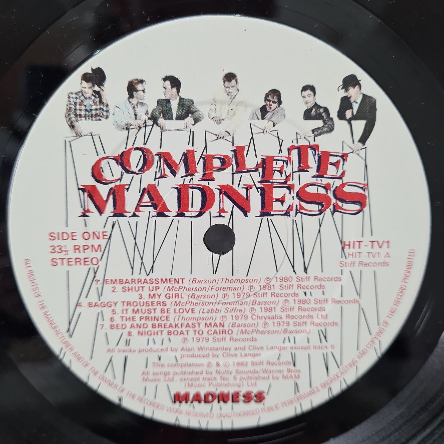 Madness (Complete) 16 Hit Tracks 12" Vinyl
