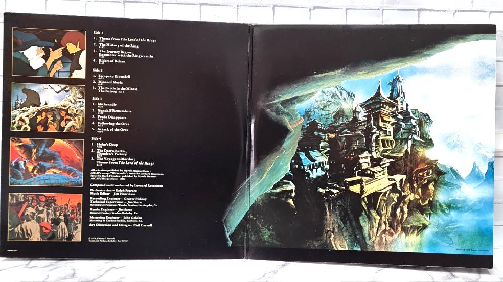 The Lord Of The Rings OST 12" LP Vinyl 1978
