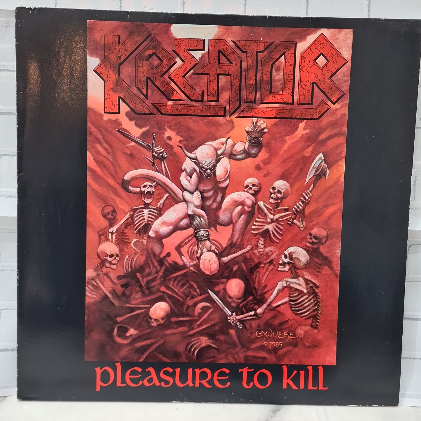 Kreator 'Pleasure To Kill' 12" Vinyl LP 1986