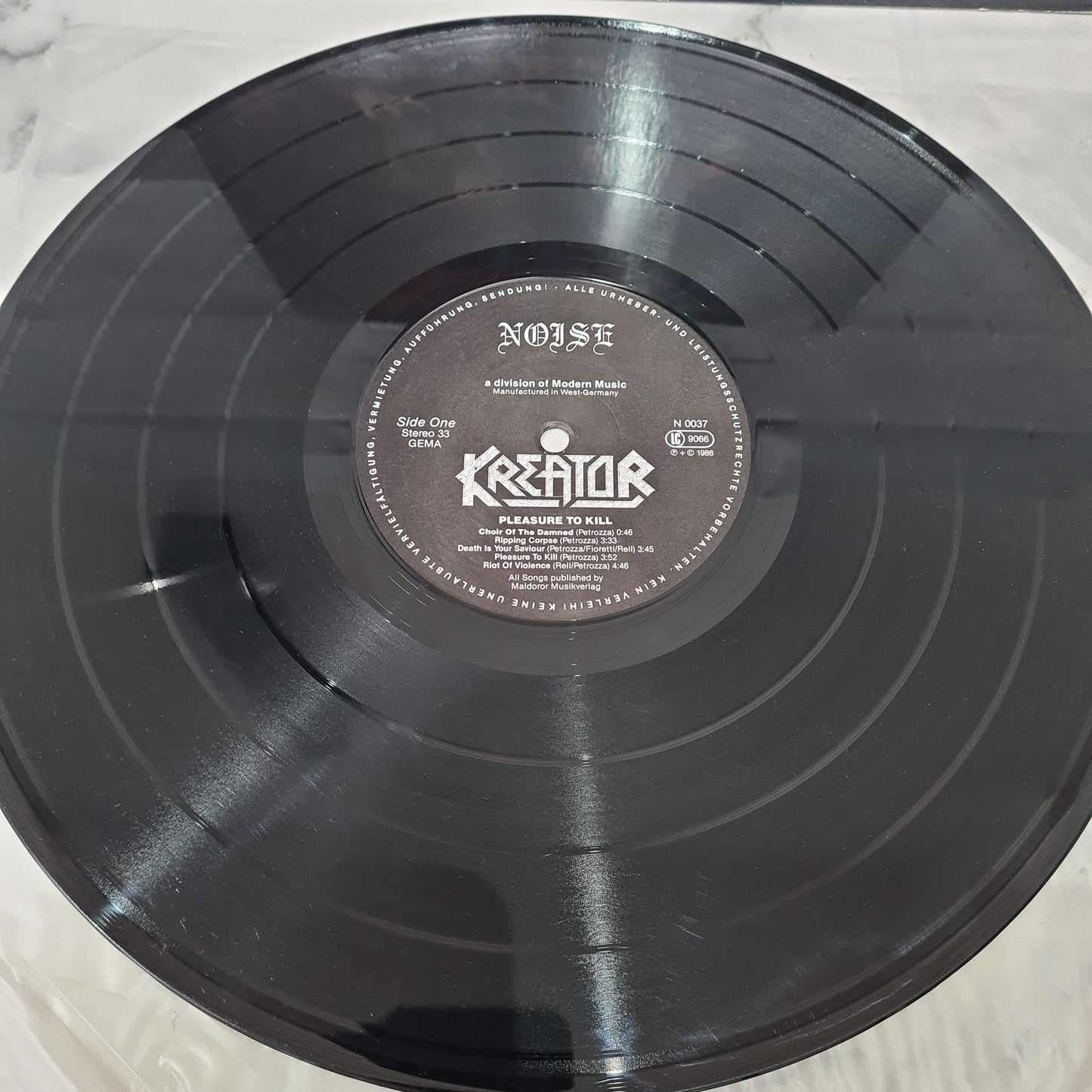 Kreator 'Pleasure To Kill' 12" Vinyl LP 1986