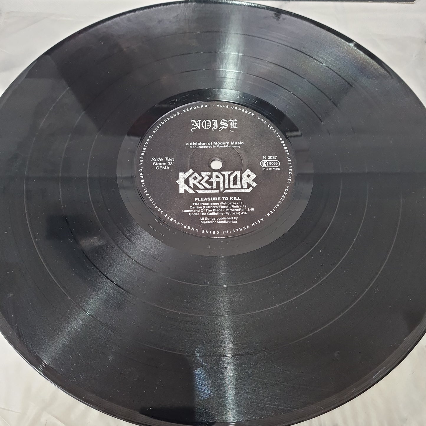 Kreator 'Pleasure To Kill' 12" Vinyl LP 1986