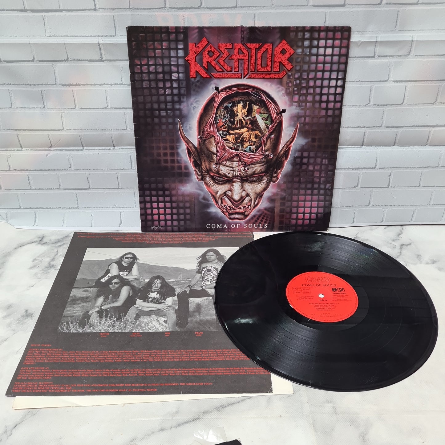 Kreator 'Coma Of Souls' LP 12" Vinyl 1990
