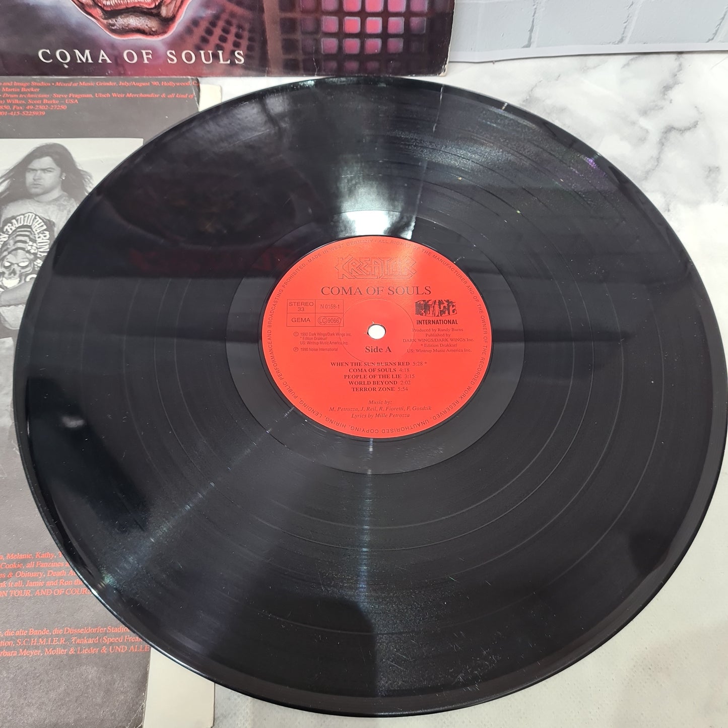 Kreator 'Coma Of Souls' LP 12" Vinyl 1990
