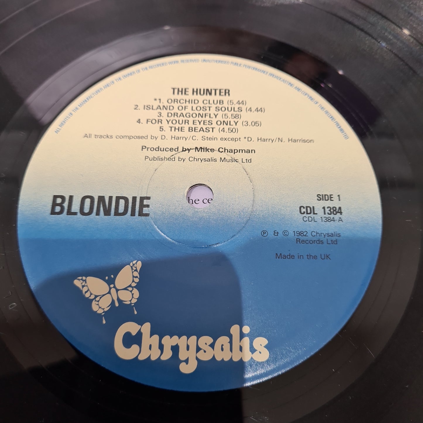 Blondie 'The Hunter' LP 12" Vinyl 1982
