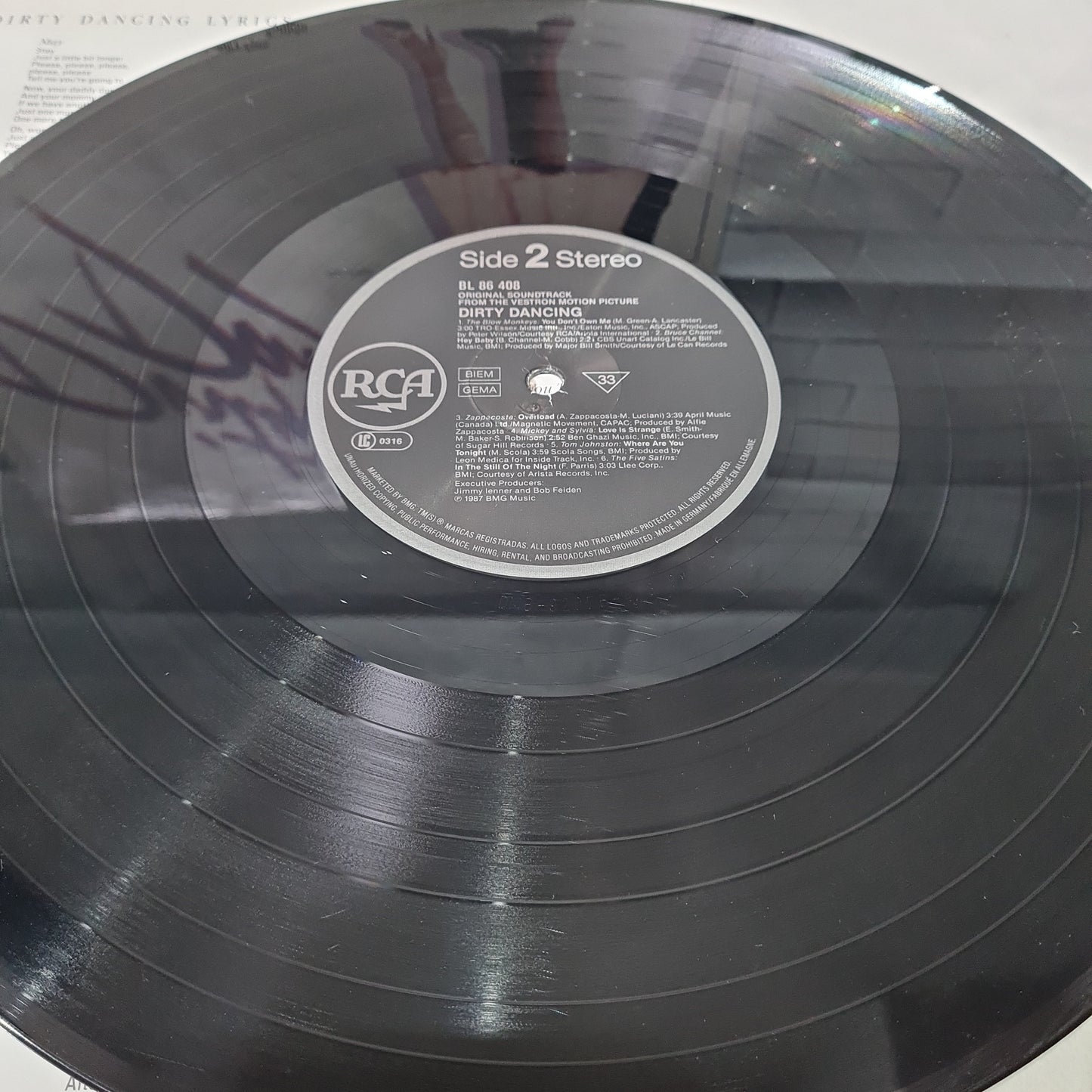 Dirty Dancing OST Vinyl Record 1987