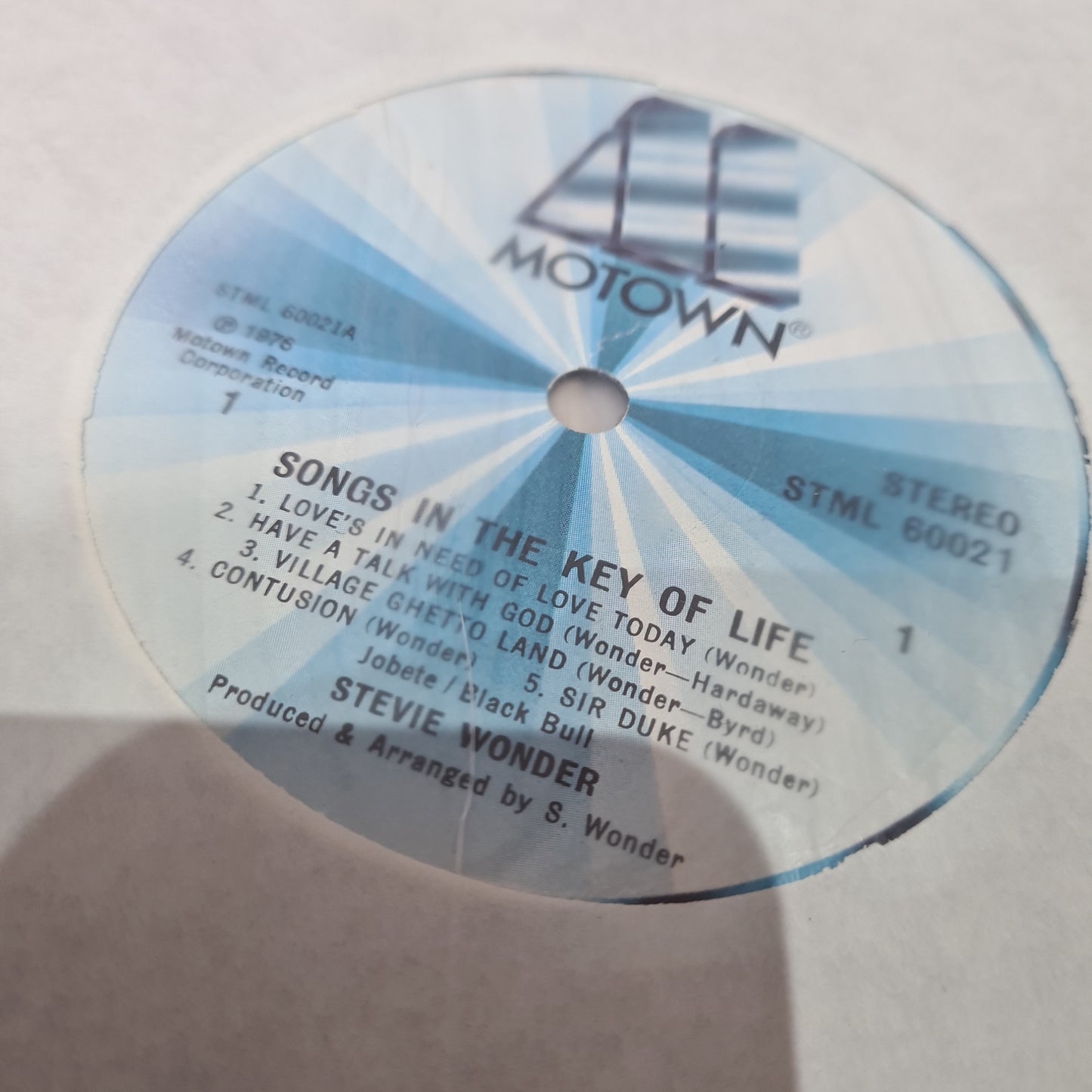 Stevie Wonder 'Songs In The Key Of Life' Vinyl x2 LP's 1976