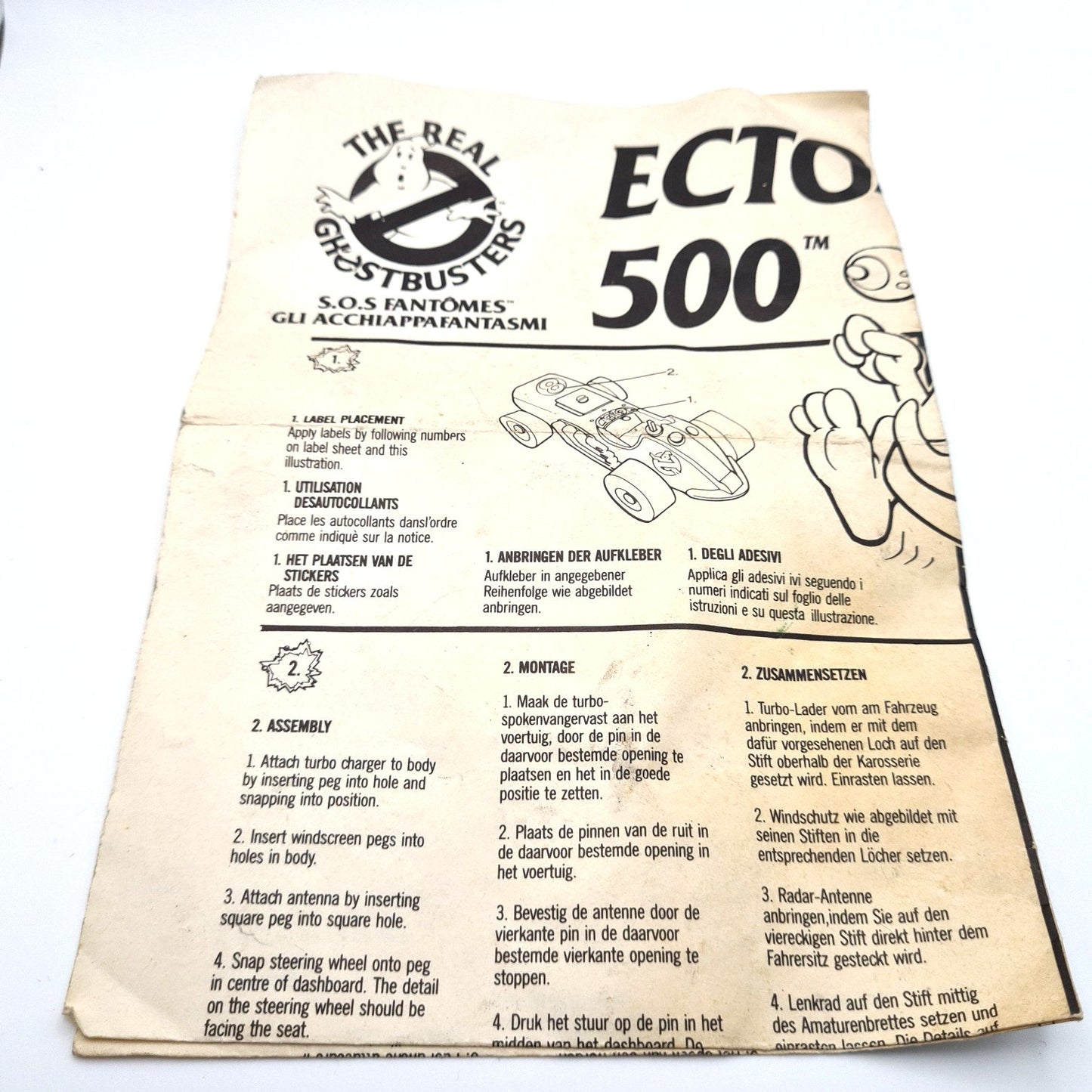 Ghostbusters Ecto 500 Instructions W7