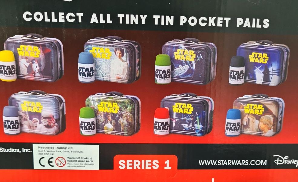 Star Wars Tiny Tin Pocket Pails Series 1 W9