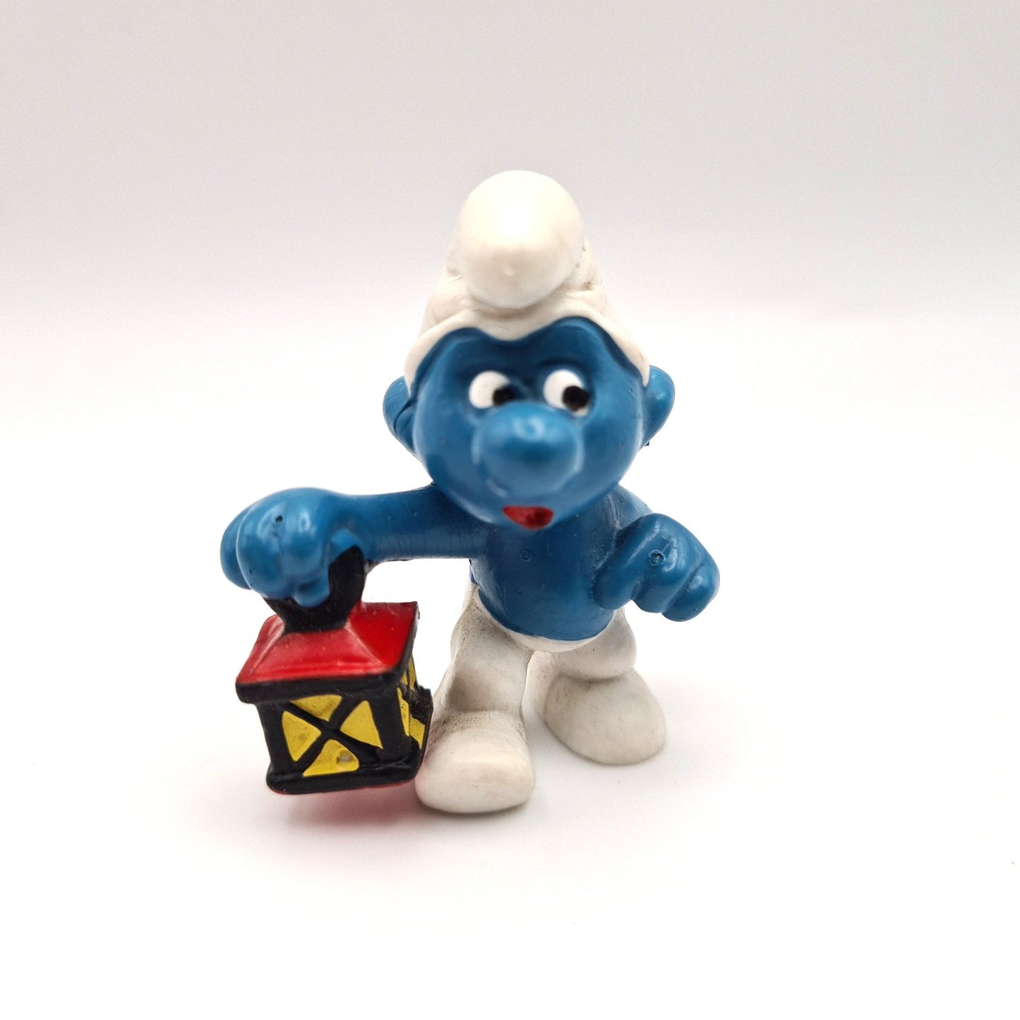 Smurf Watchman Vintage Peyo Mini Figure W9