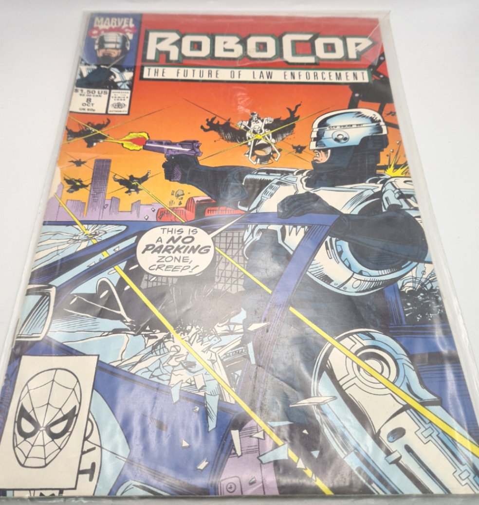 Robocop Marvel 1990 Comic #8 W11we