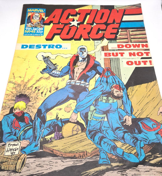 Action Force Marvel Comic #45 W11