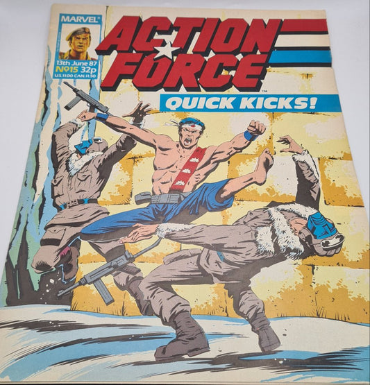 Action Force Marvel Comic #15 W11
