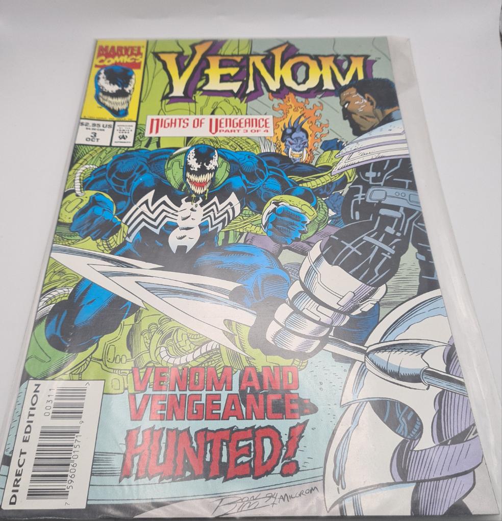 Venom Nights Of Vengeance #3 1994 Marvel Comic