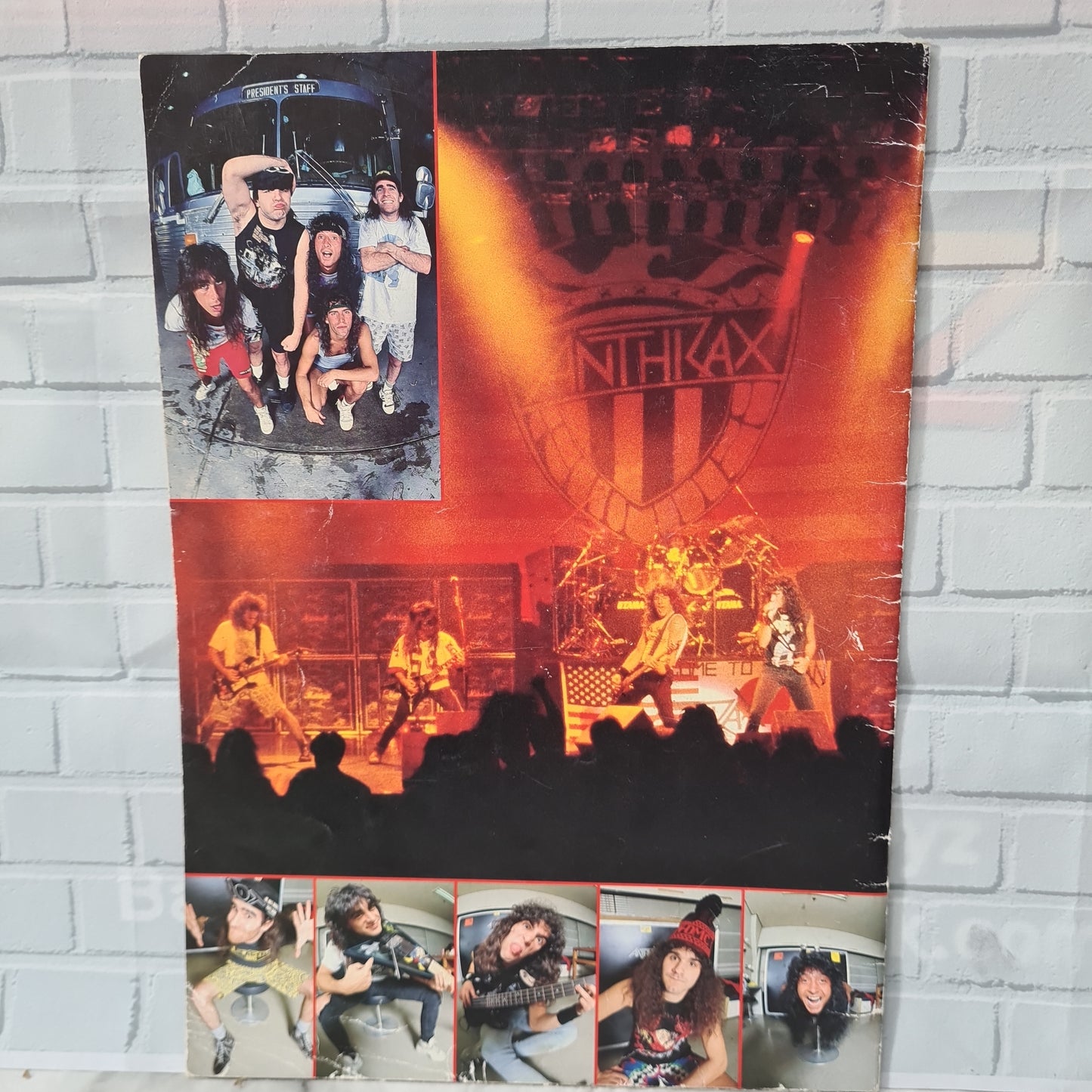 Anthrax - Among The Living - 1987 Tour Programme