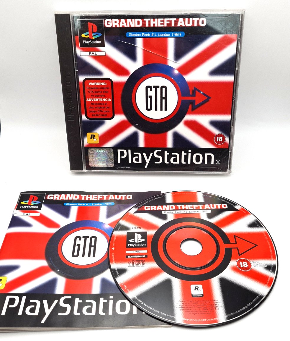 GTA Sony Playstation 1 Game