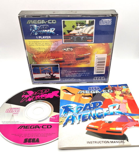 Road Avenger Sega Mega-CD Game
