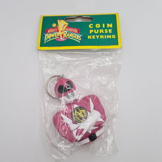 Power Rangers Coin Purse Keyring 90s 1994 Sealed W5