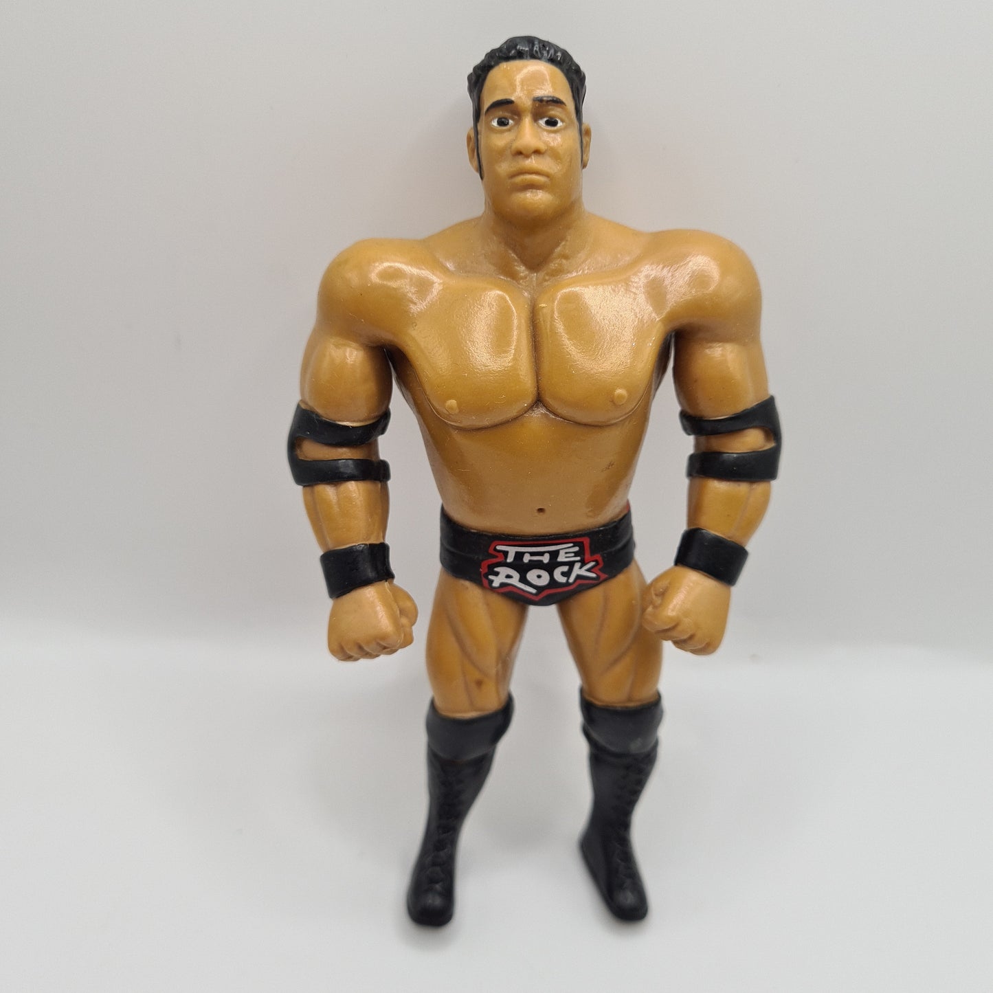 The Rock WWF Bend Ems Just Toys 1997 5" Action Figure W13