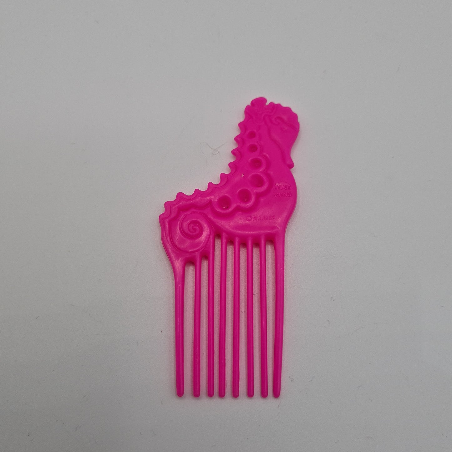 Barbie Mattel Malaysia Seahorse hot pink Comb 1987 80s W13