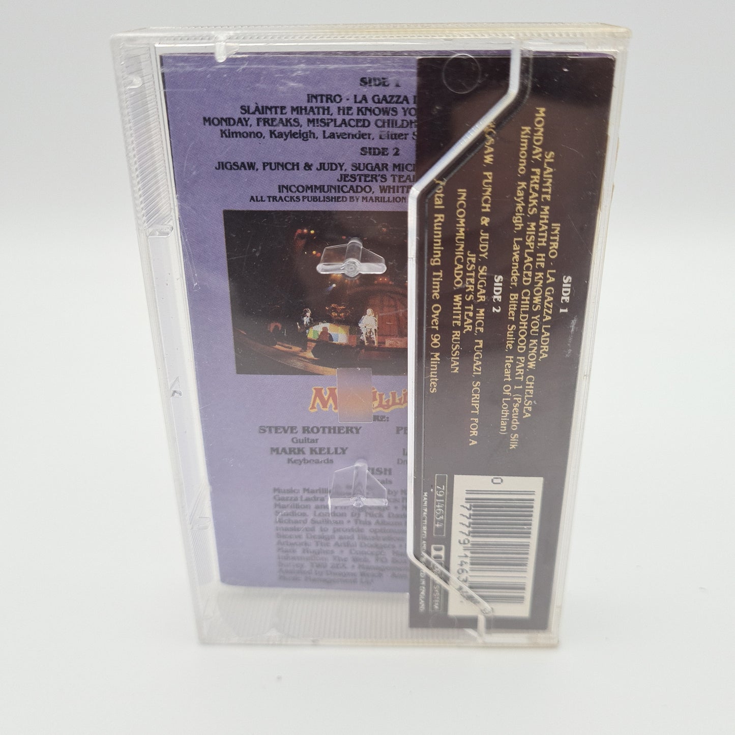 MARILLION THE THIEVING MAGPIE LA GAZZA LADRA CASSETTE TAPE ALBUM EMI 1988