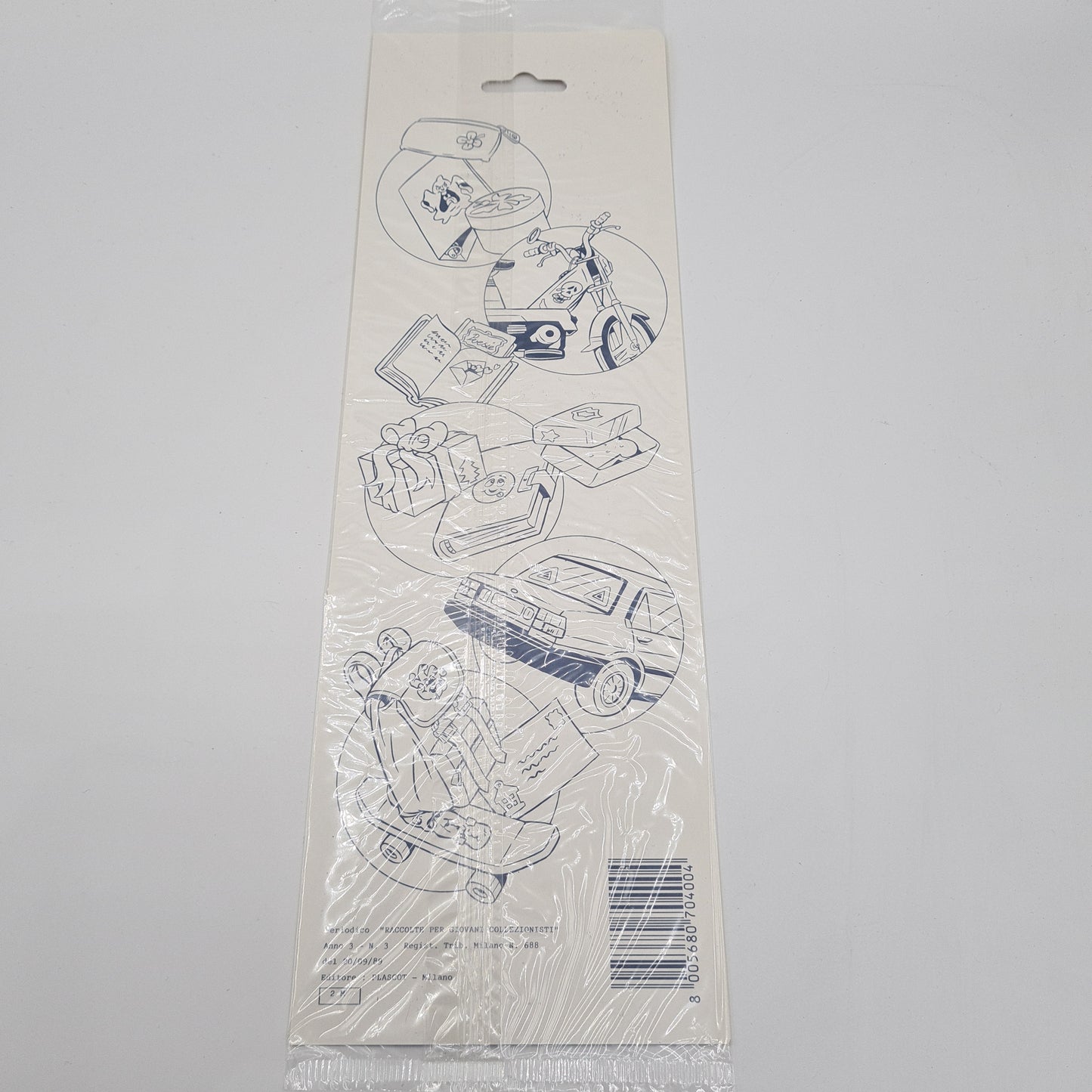 Garbage Pail Kids Sgorbions Italian Mega Stickers Sheet Sealed 80s 1989 W6