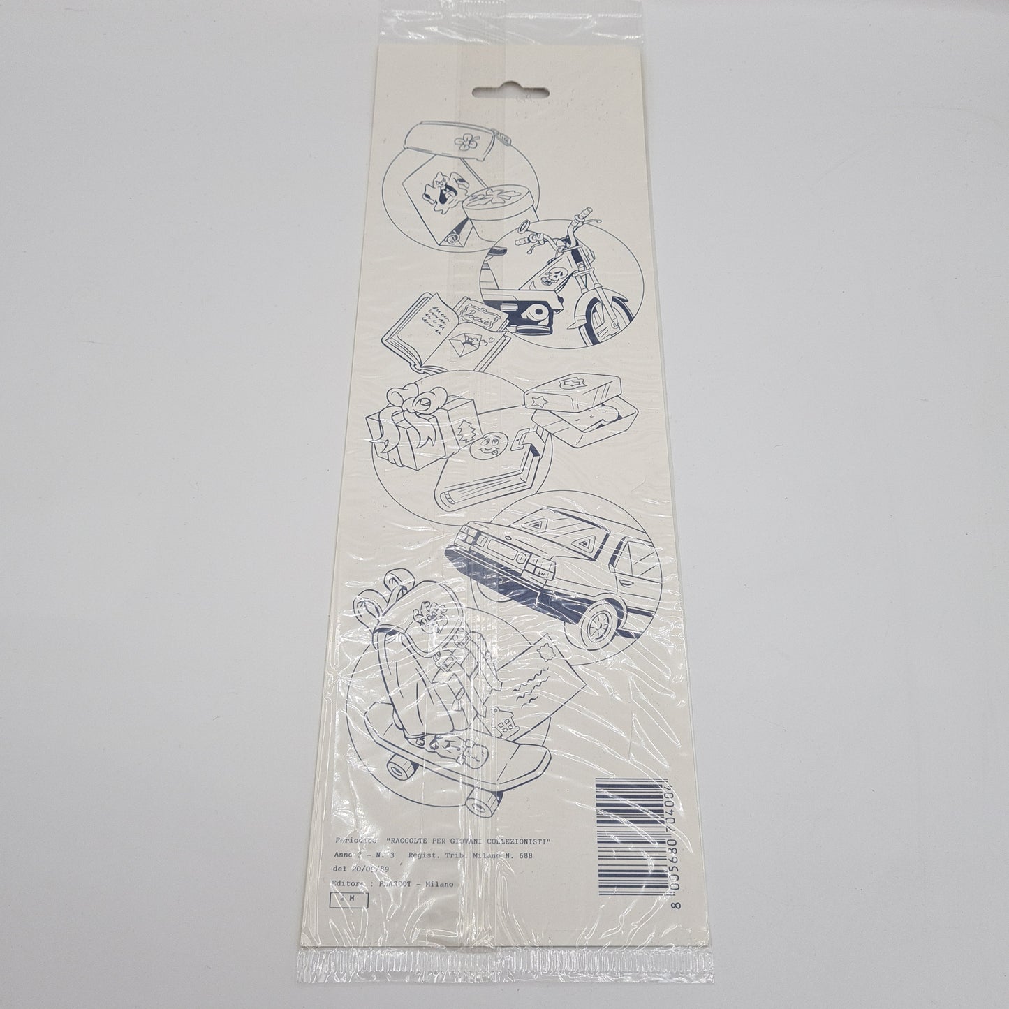 Garbage Pail Kids Sgorbions Italian Mega Stickers Sheet Sealed 80s 1989 W6