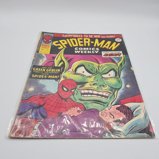 SPIDER-MAN Marvel Comics Weekly No 133 Date 30/08/1975 UK Paper Comic 99p