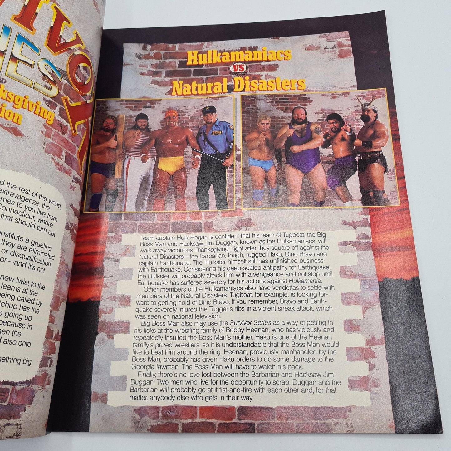 WWF Magazine DECEMBER 1990 TEXAS TORNADO